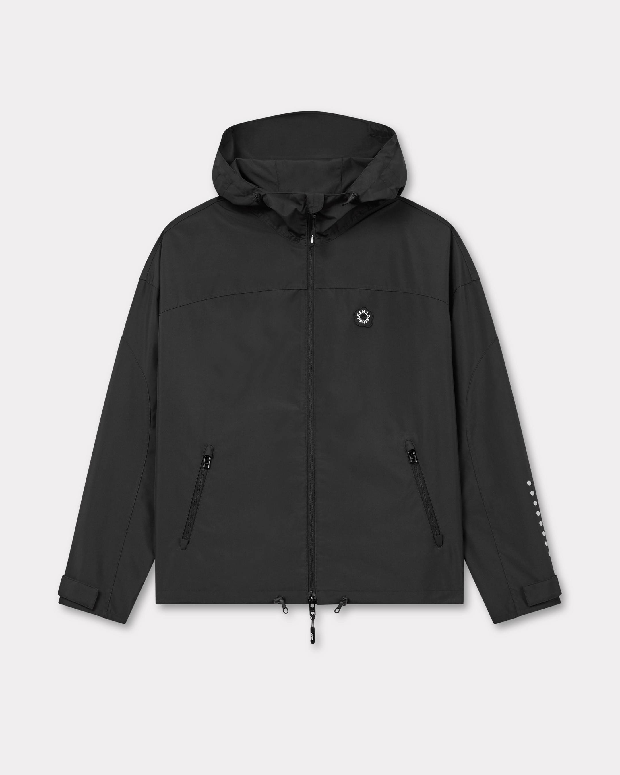 KENZO 'Boke Flower 2.0' Windbreaker In Technical Cotton, Man, Black, Size M, Cotton