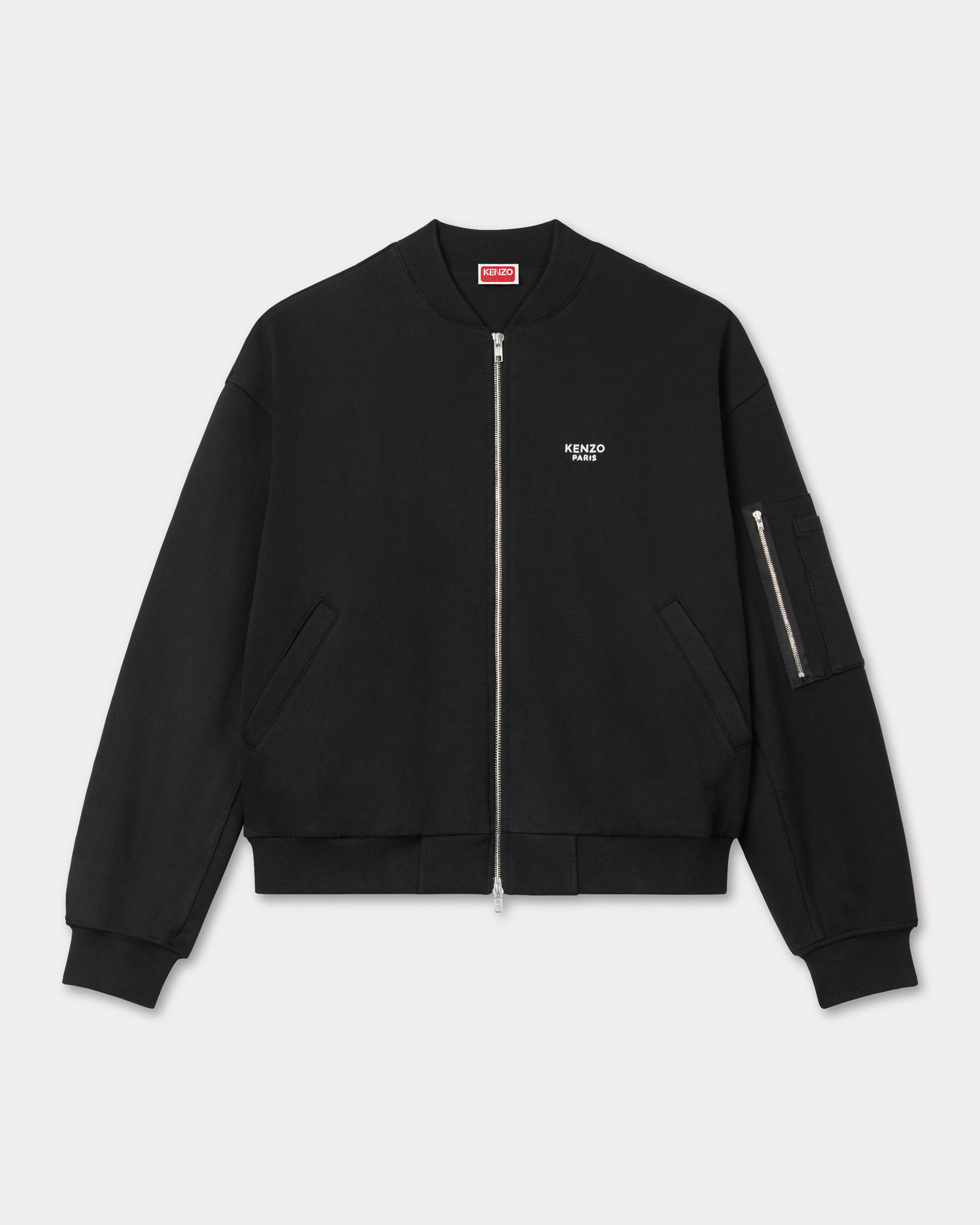 KENZO ' Pop' Embroidered Bomber, Man, Black, Size Xl, Cotton/elastane
