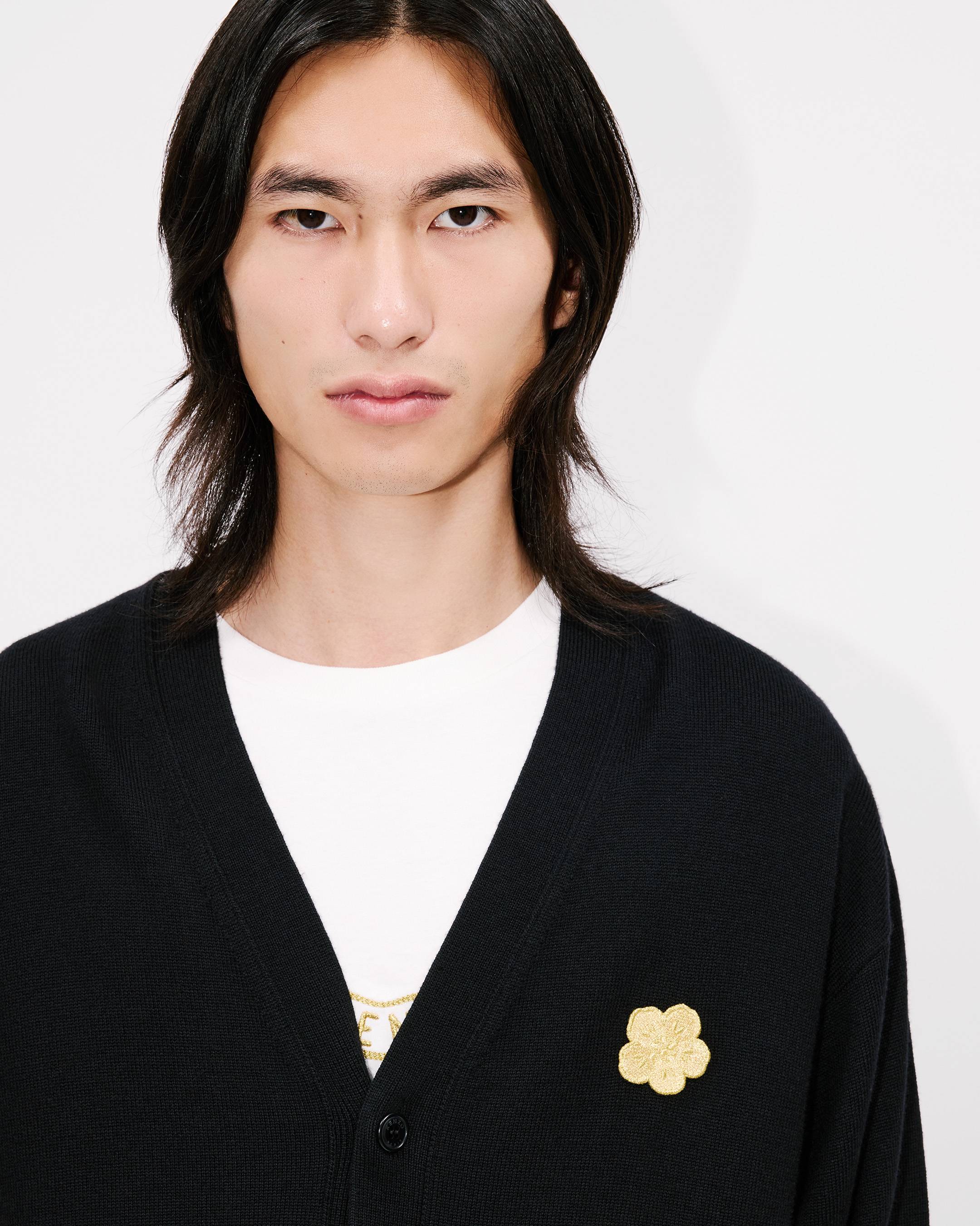 Boke Flower' merino wool cardigan | Men's | KENZO