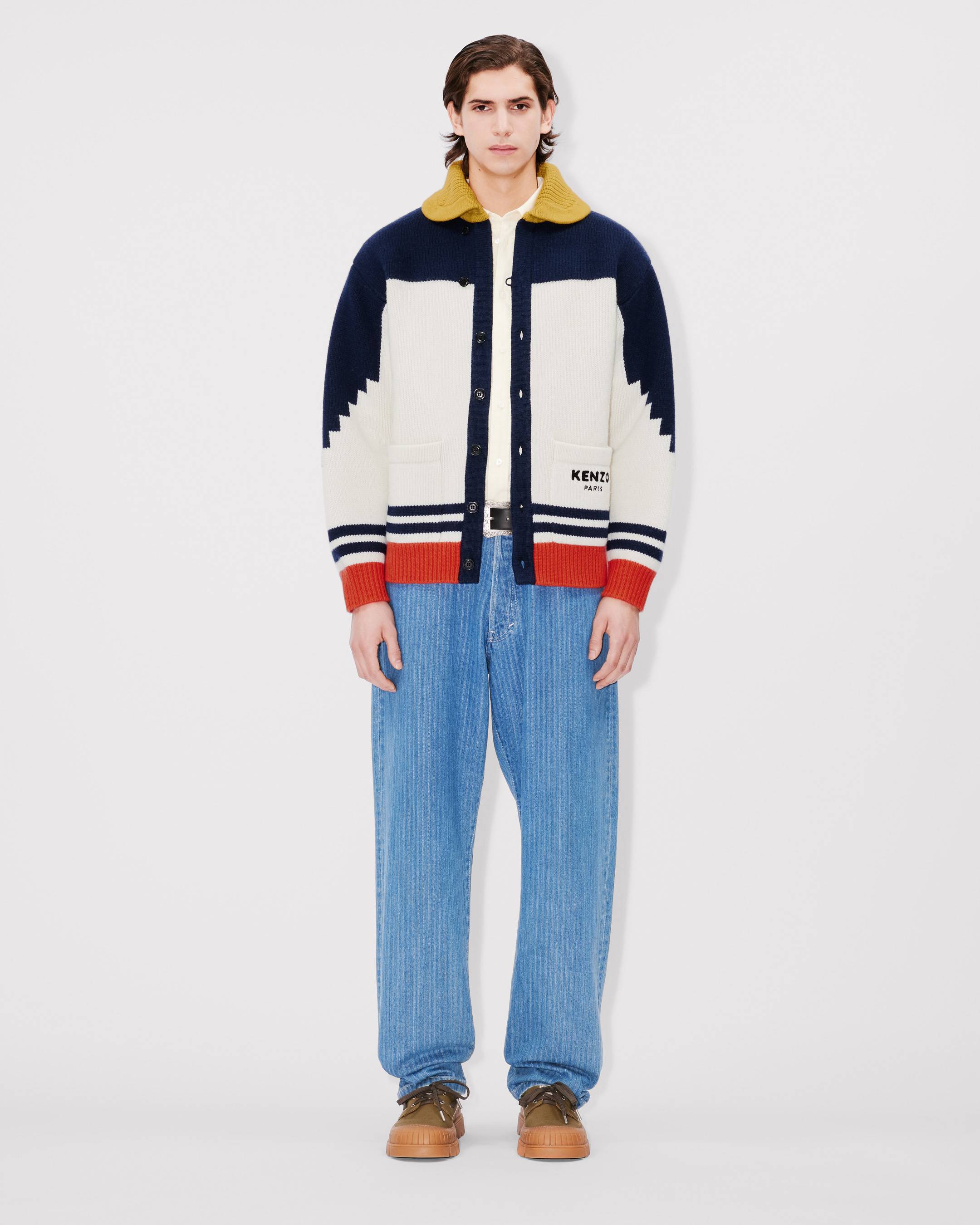 KENZO Pop' cardigan in wool | Men's | KENZO