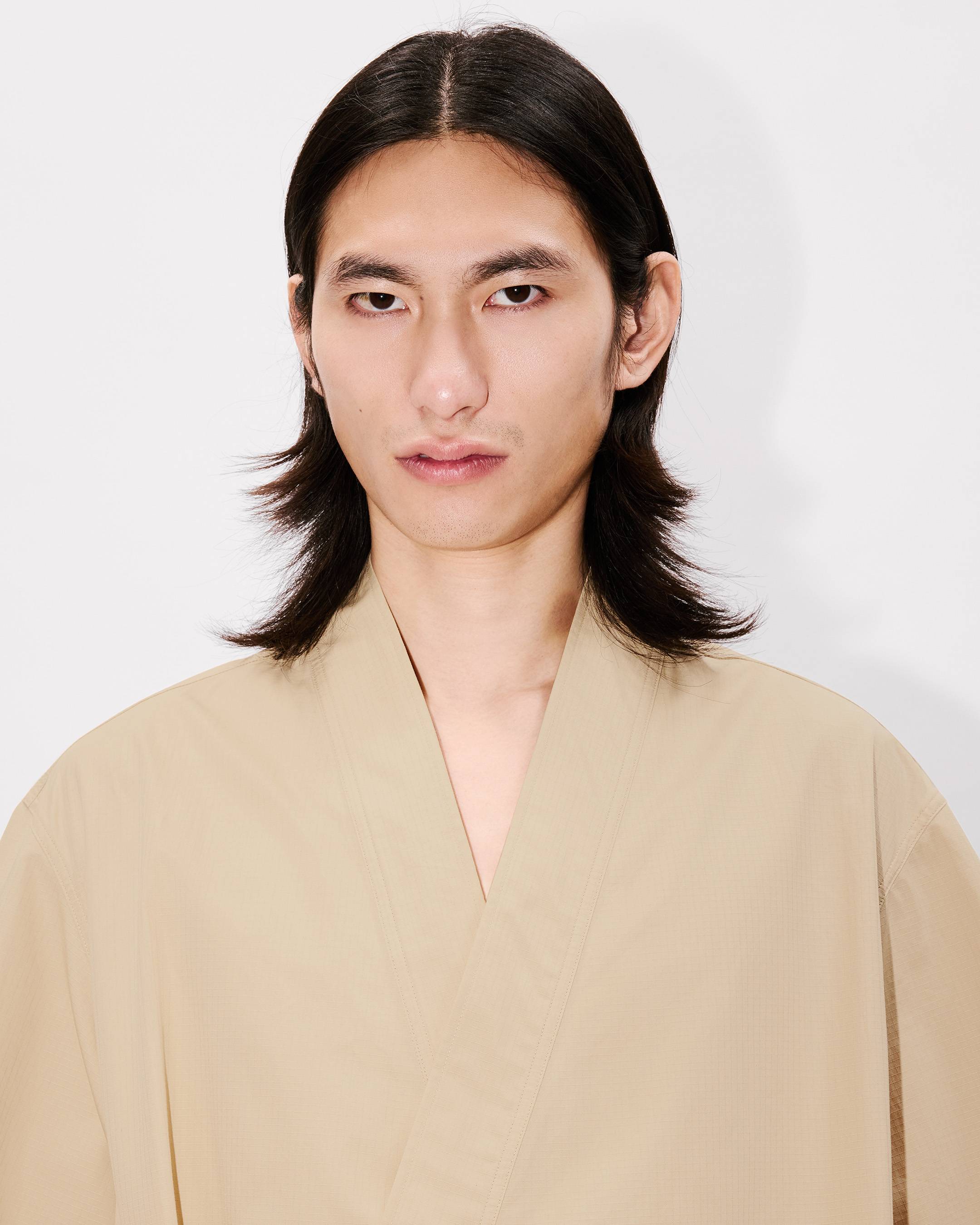 Kimono shirt in cotton ripstop | Men's | KENZO