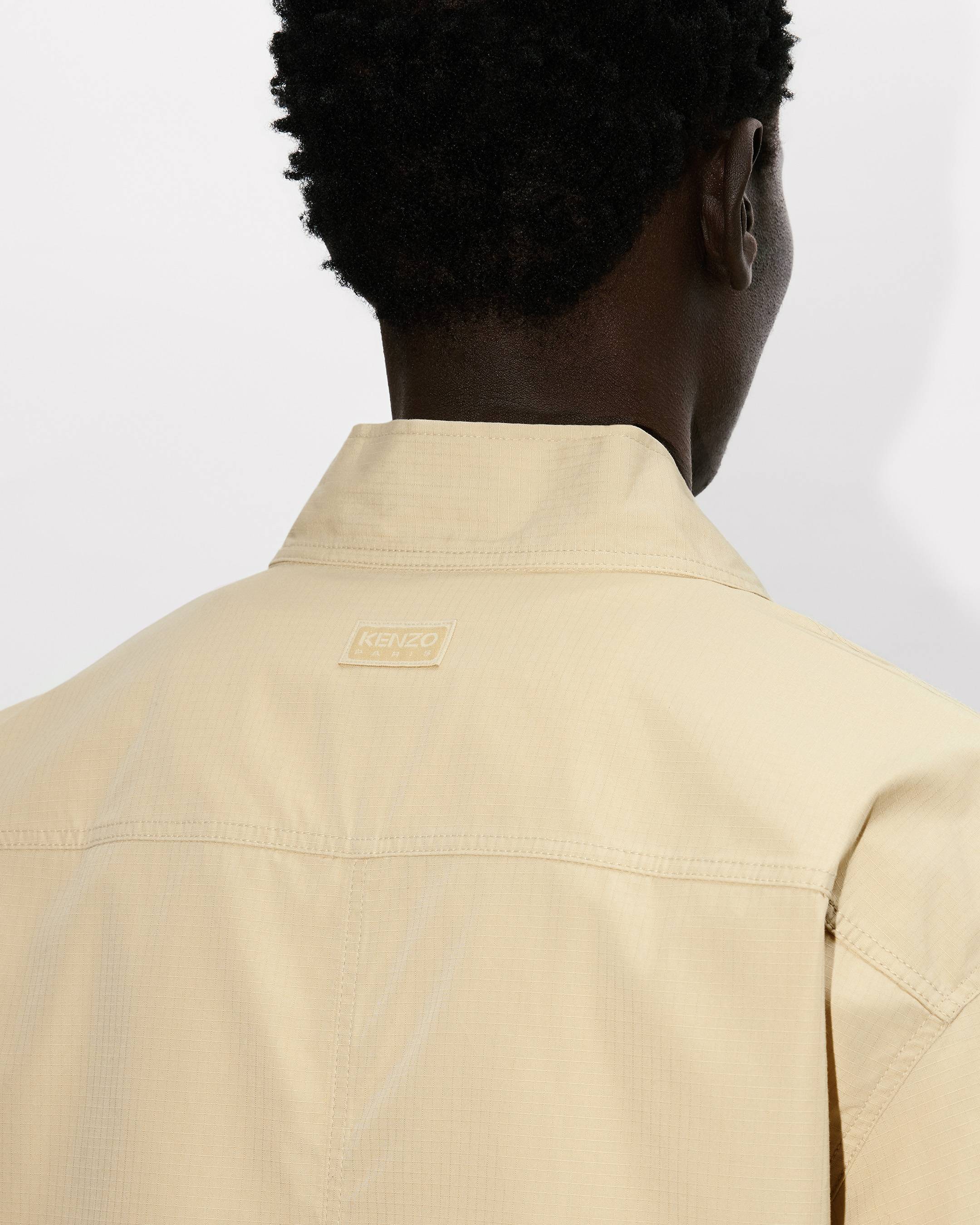 Kimono shirt in cotton ripstop