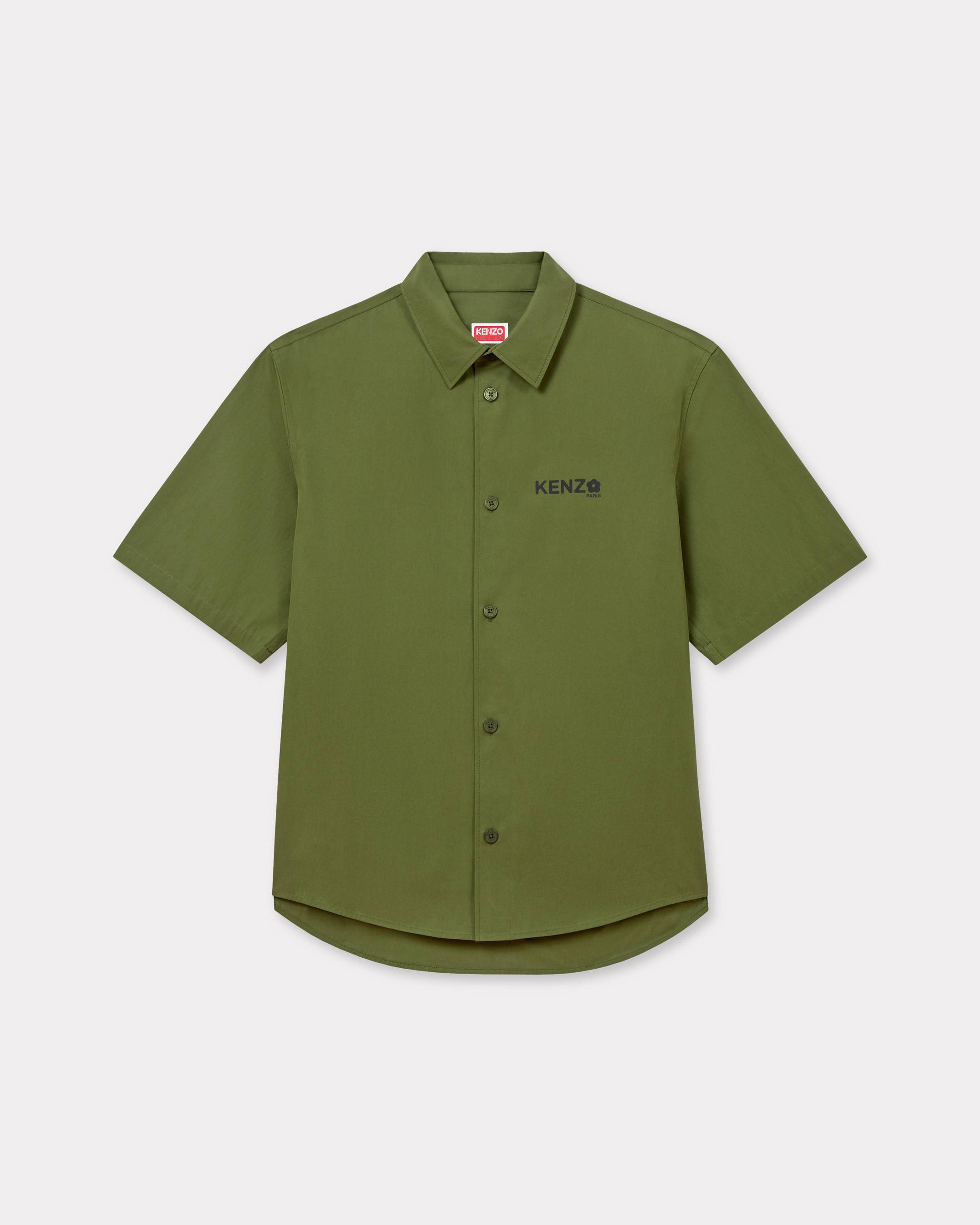KENZO 'Boke Flower 2.0' Shirt Poplin, Man, Khaki, Size 39,
