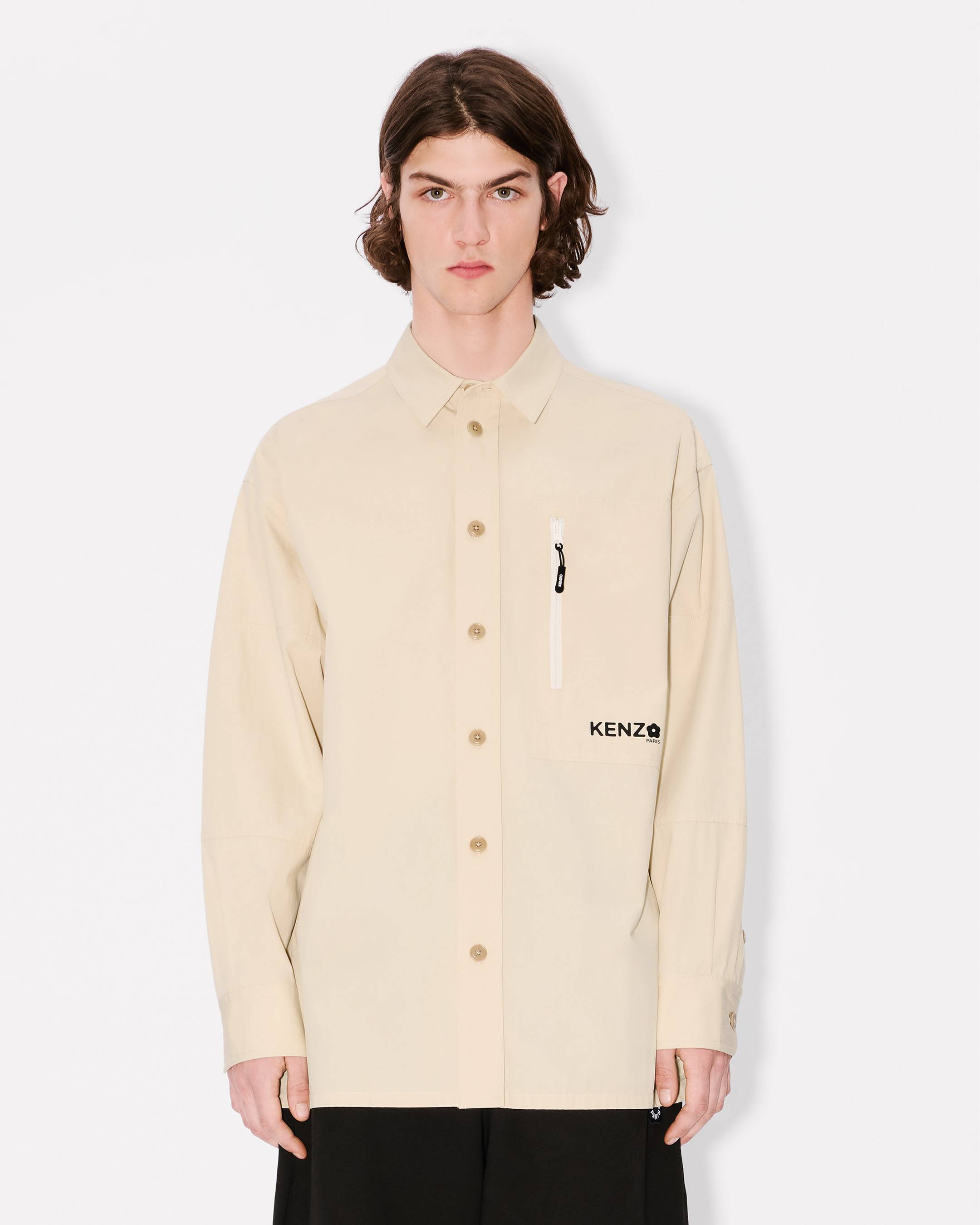 Boke Flower 2.0' oversized shirt in technical cotton | Men's