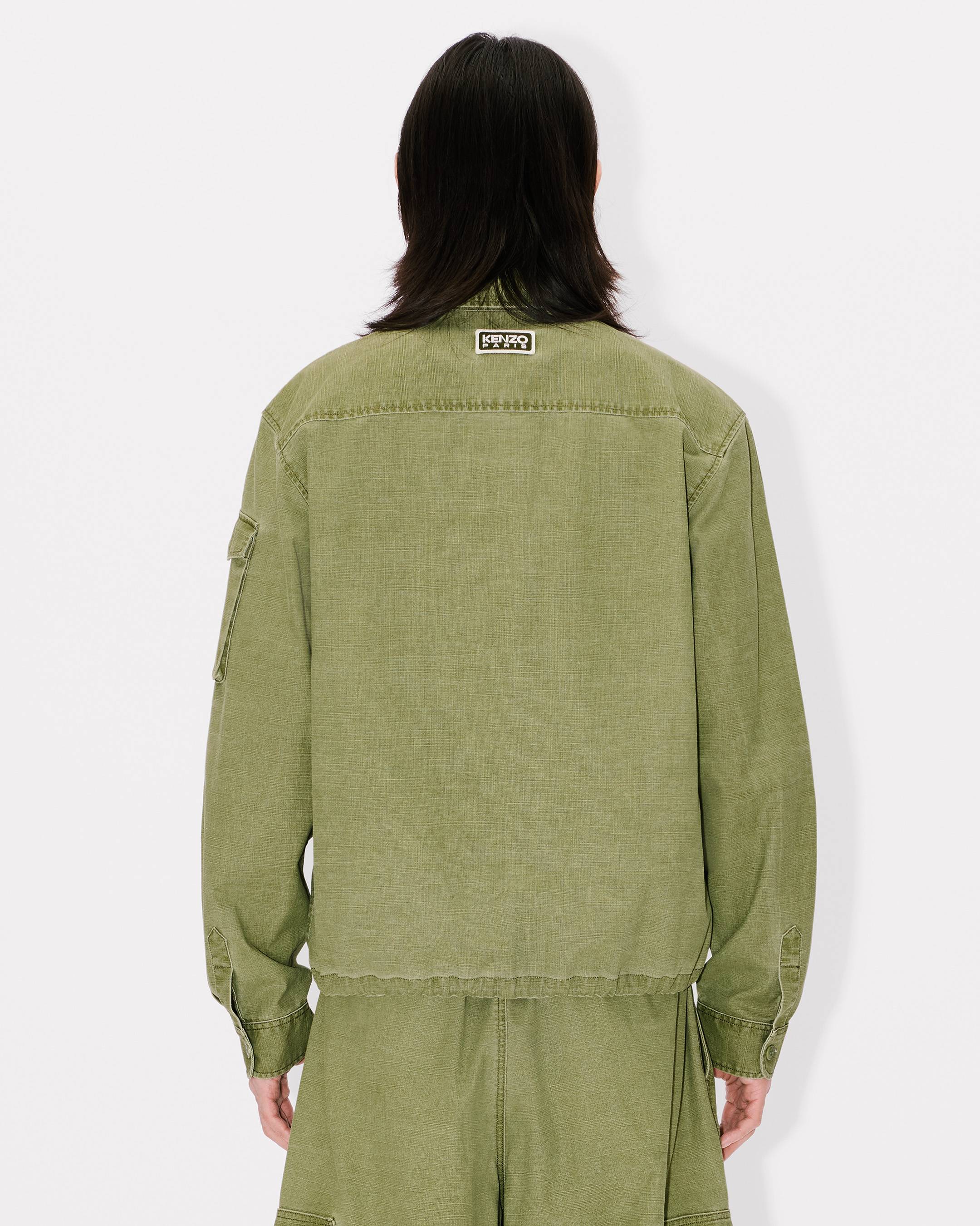 Tシャツ・カットソー KENZO SS25 Green cotton oversize shirt (FF55CH5339GD 48) KENZO VERDY MARKET' genderless oversized T-shirt in cotton