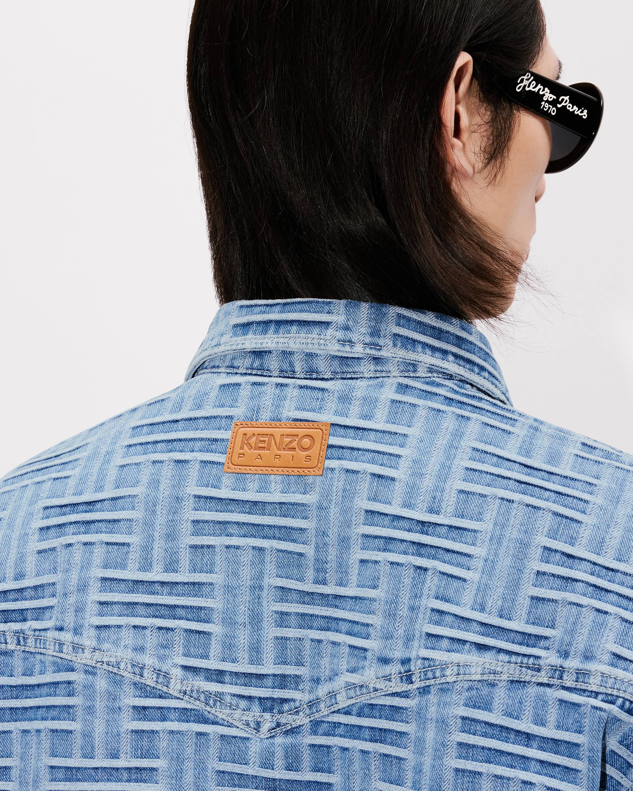 KENZO Weave' shirt in japanese denim | Men's | KENZO