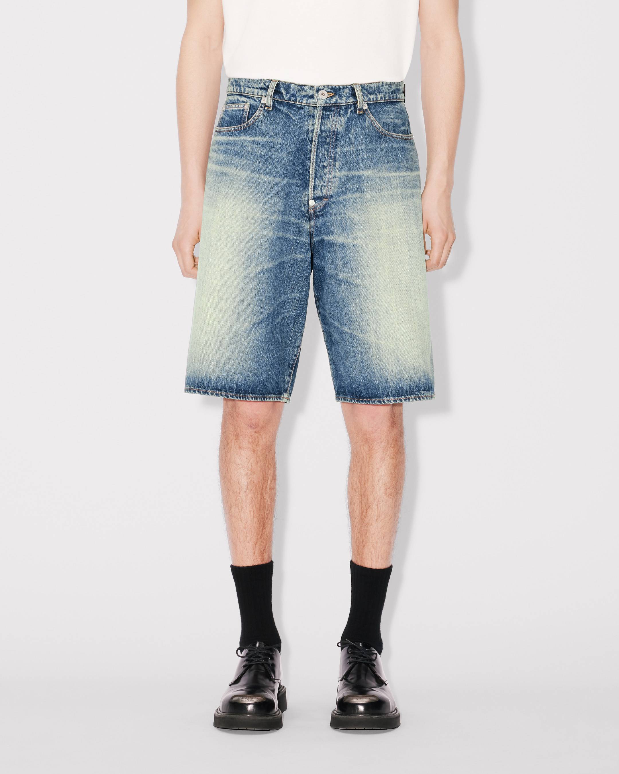 Straight short in japanese denim | Men's | KENZO