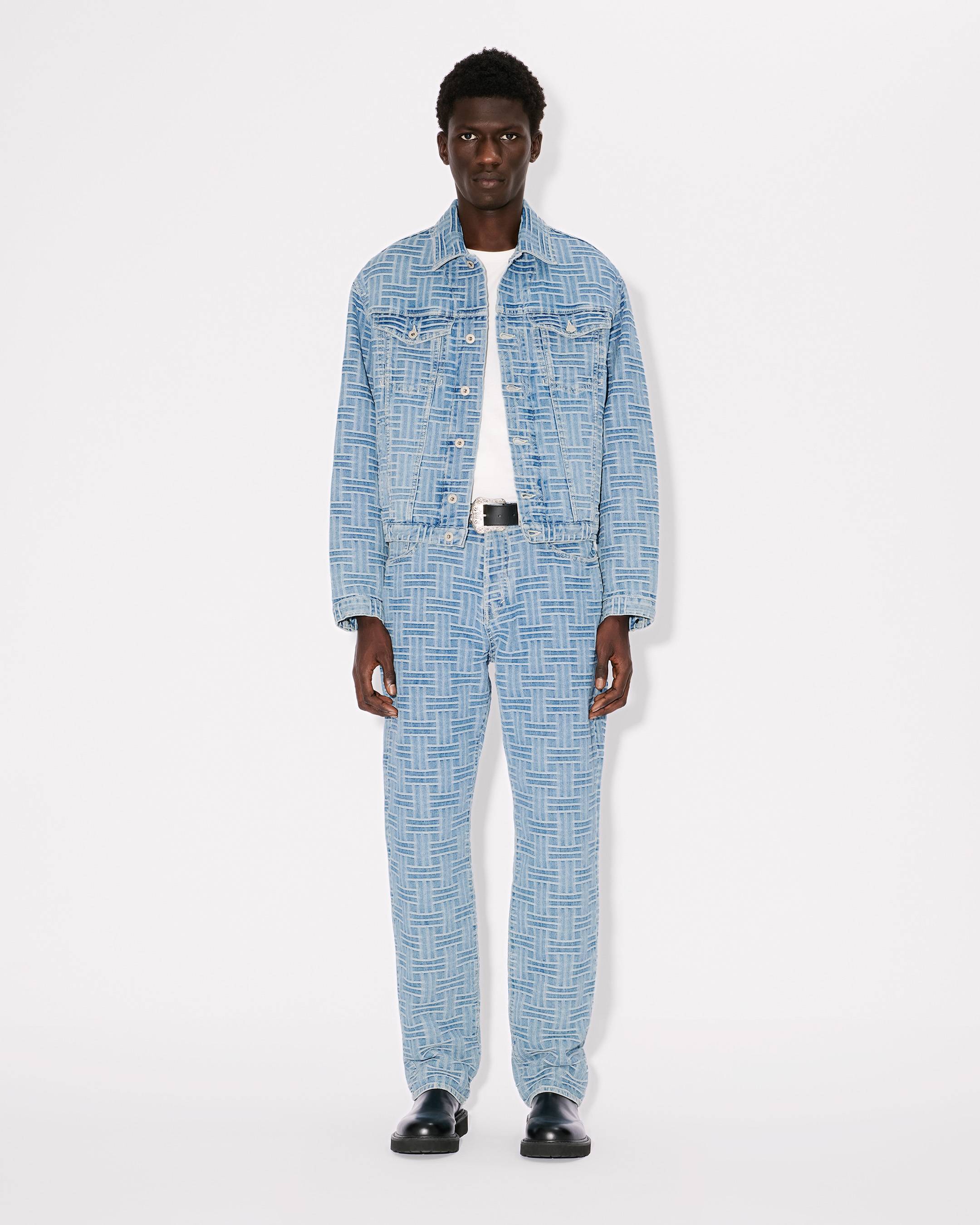 KENZO Weave' trucker jacket in japanese denim | Men's | KENZO KENZO Weave' trucker jacket in japanese denim | Men's | KENZO