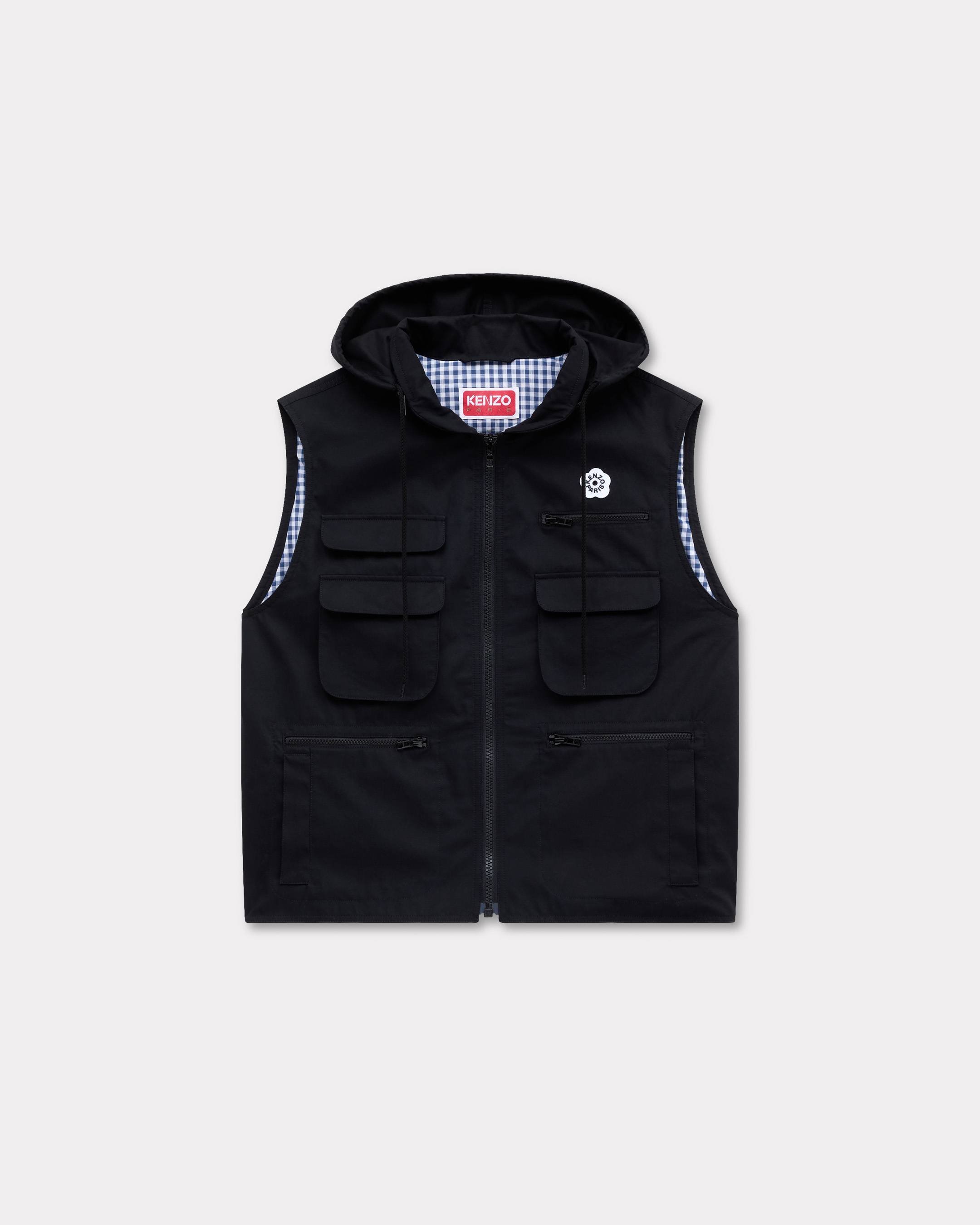 KENZO Tactical Gilet , Man, Black, Size Xl, Cotton