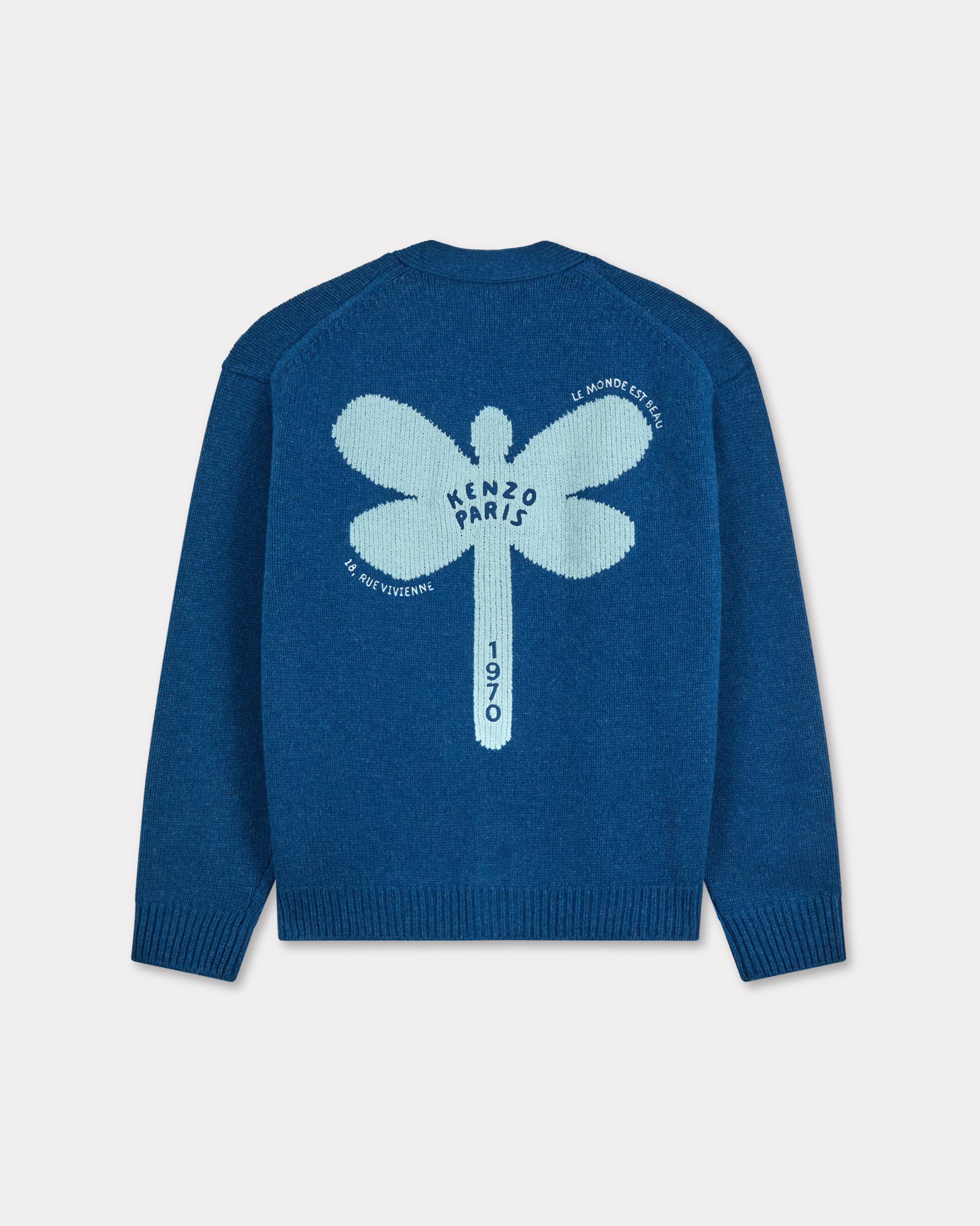 C&aacute;rdigan bordado 'KENZO Dragonfly' de lana