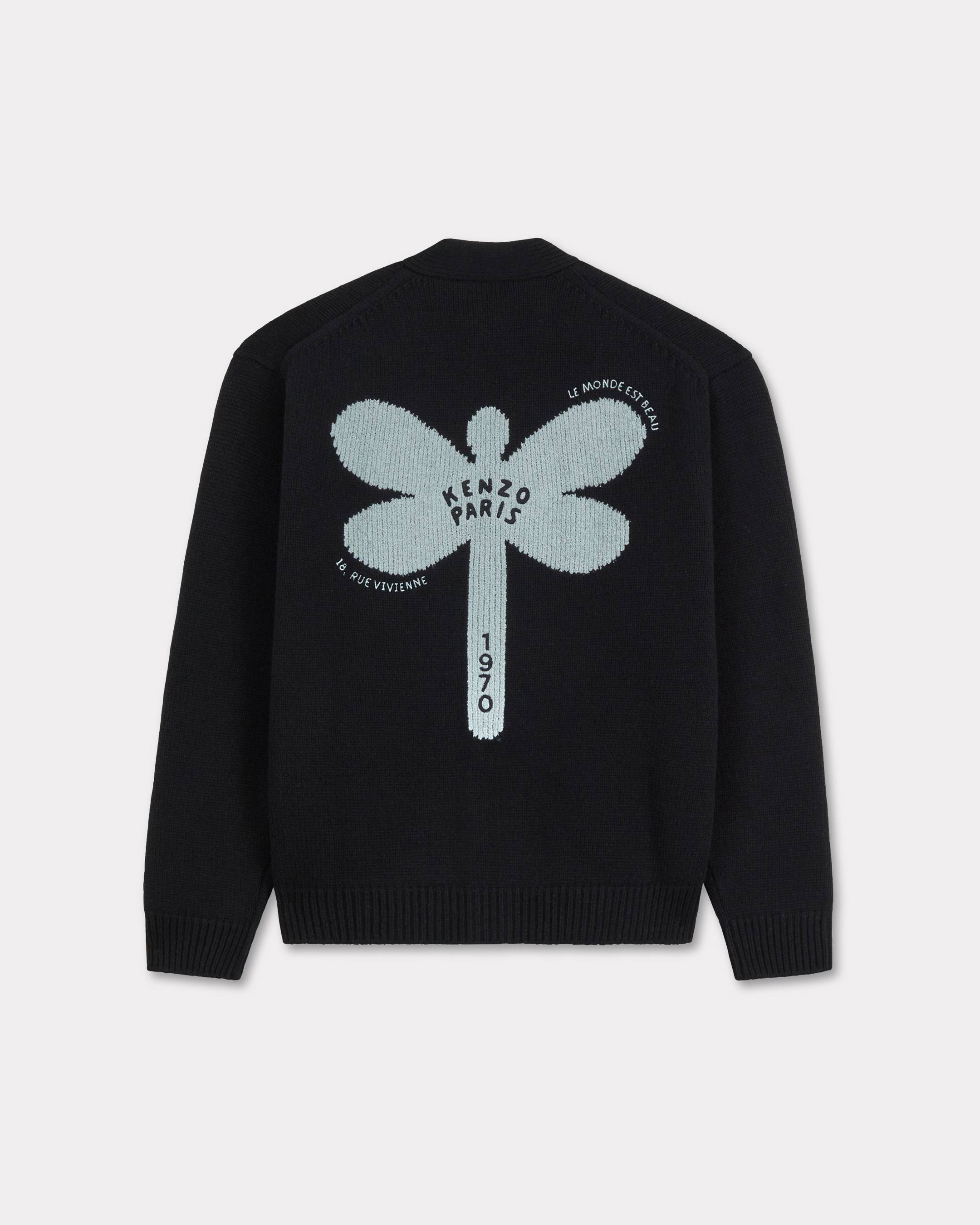C&aacute;rdigan bordado 'KENZO Dragonfly' de lana