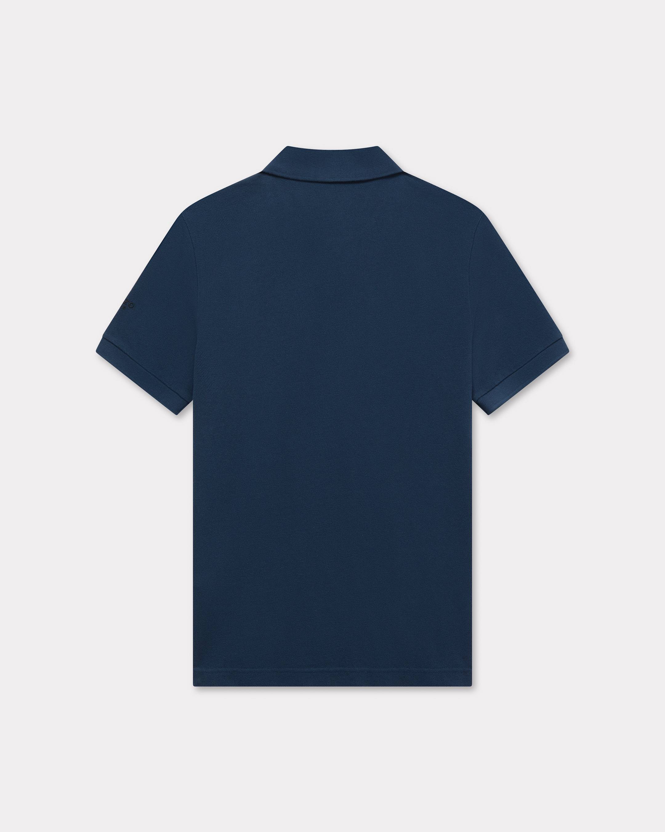 'Lucky Tiger' slim polo in cotton