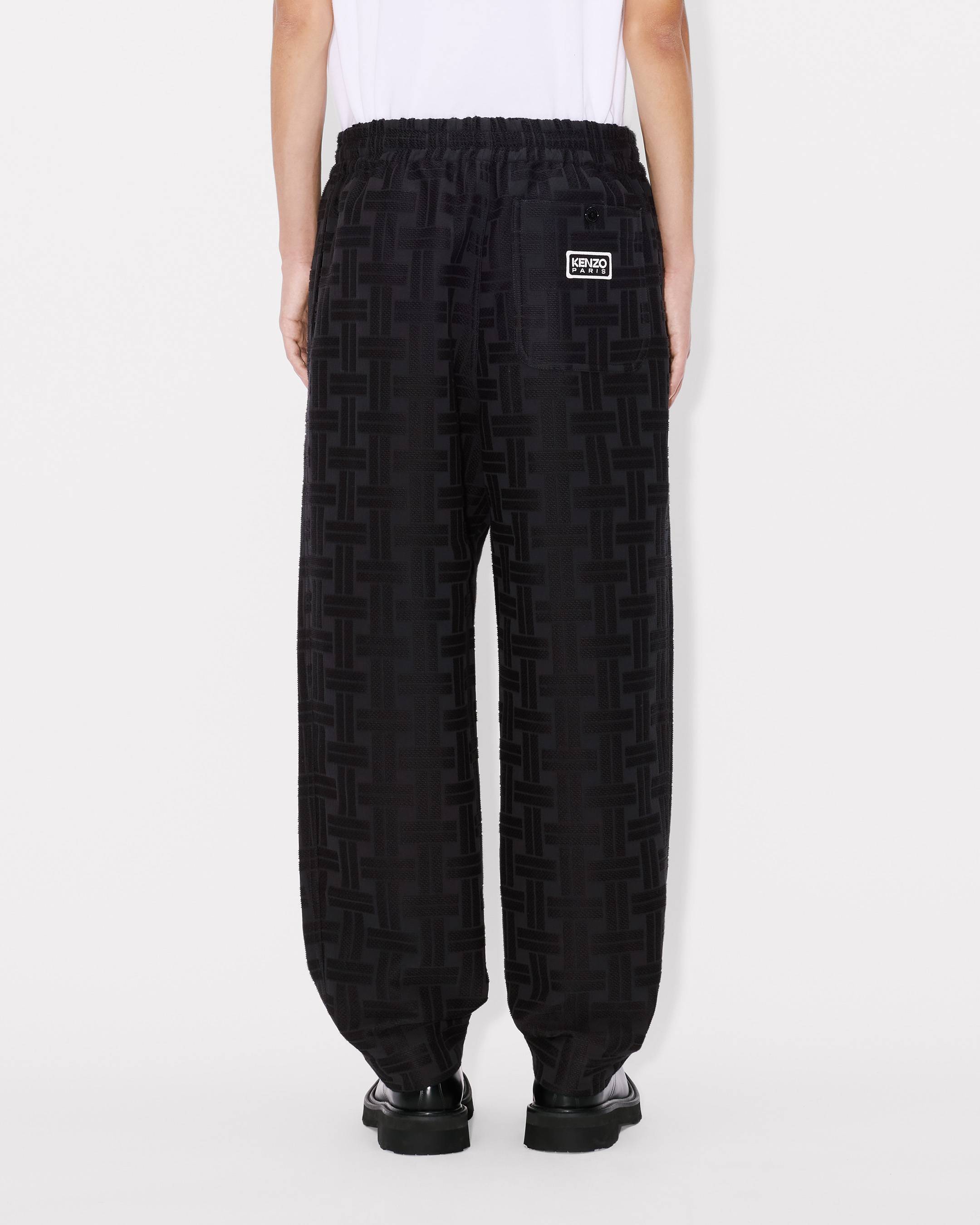 'KENZO Weave' jogpants in cotton jacquard
