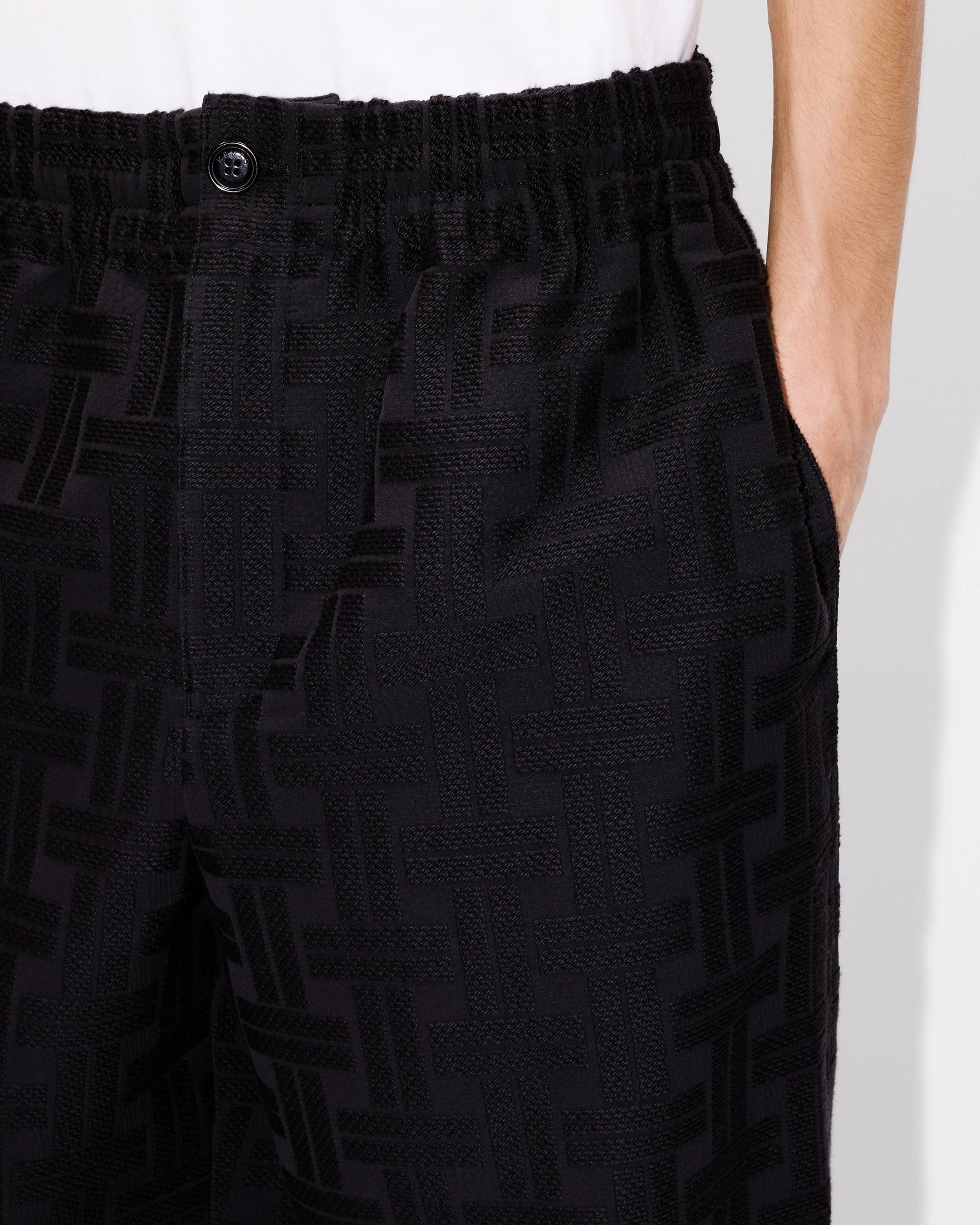 'KENZO Weave' jogpants in cotton jacquard