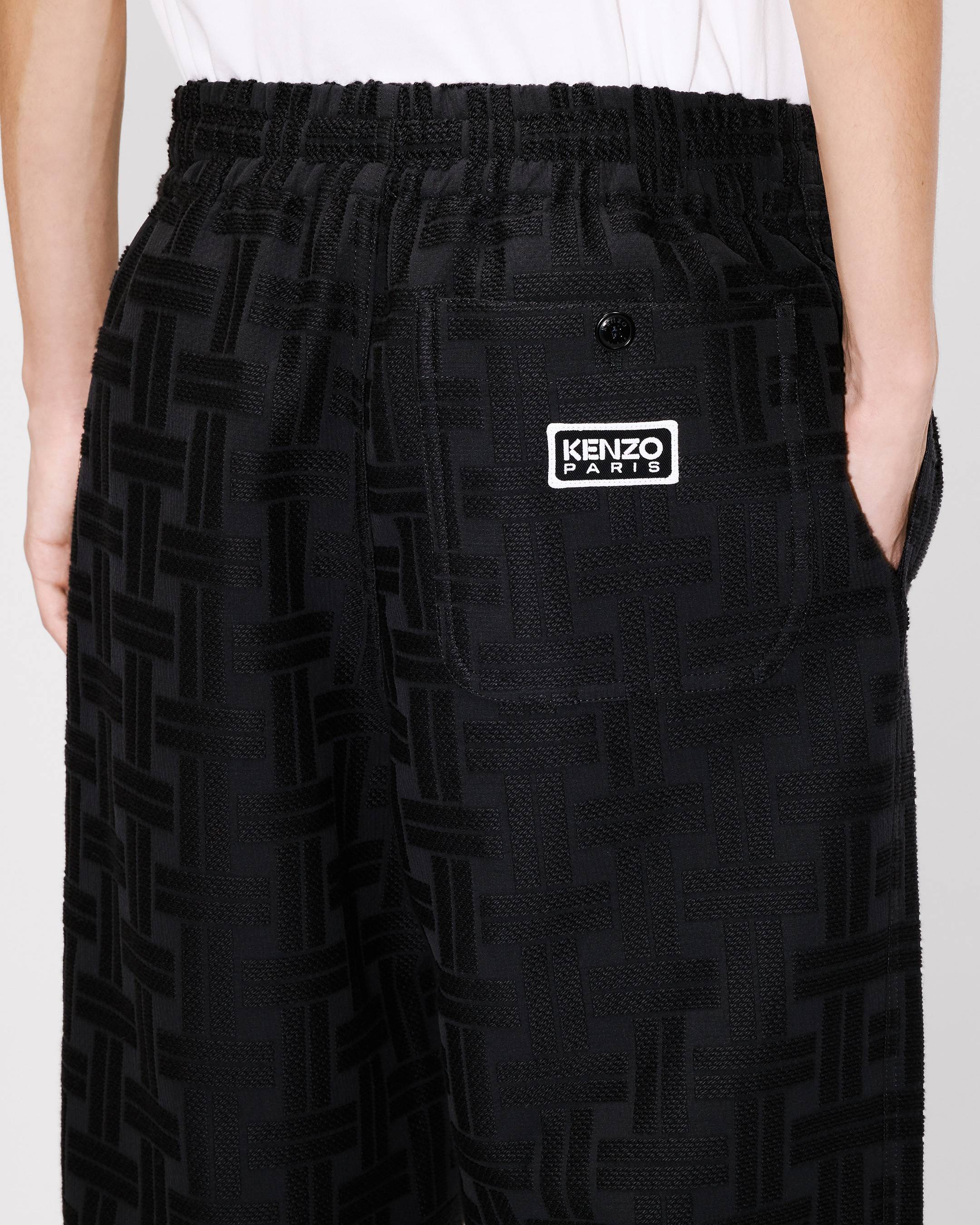 'KENZO Weave' jogpants in cotton jacquard