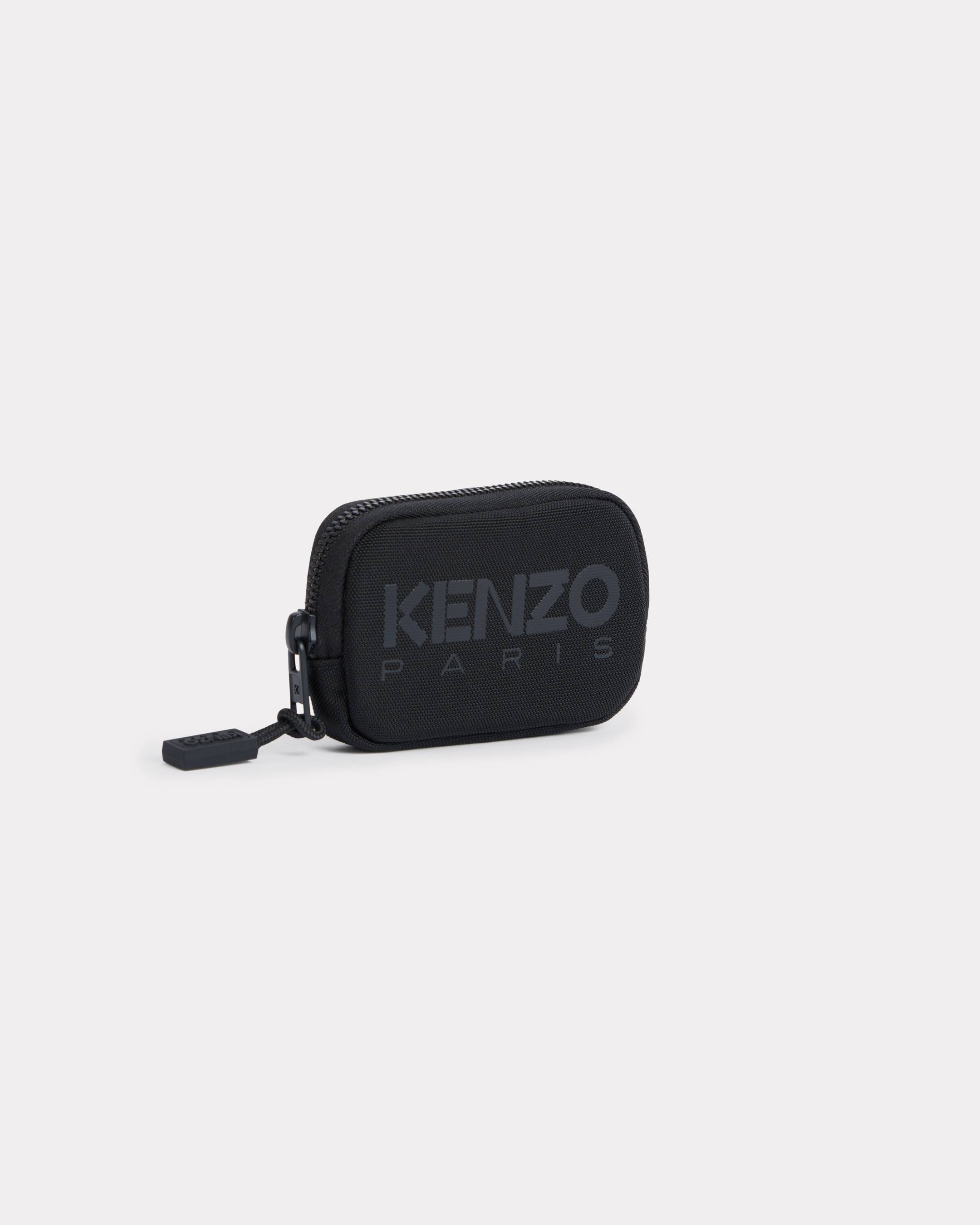 KENZO ' 48' Card Holder In Nylon, Man, Black, Size One, Nylon