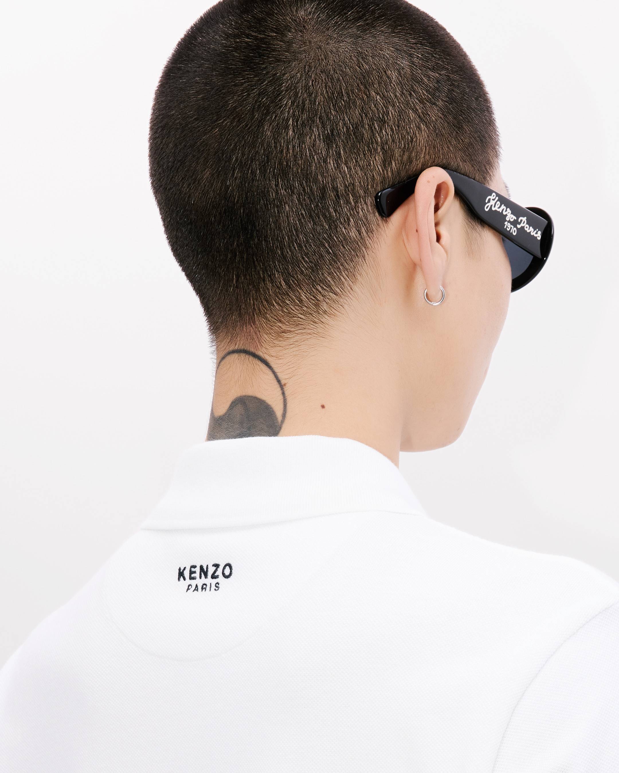 KENZO Pop' embroidered slim polo in cotton | Men's | KENZO