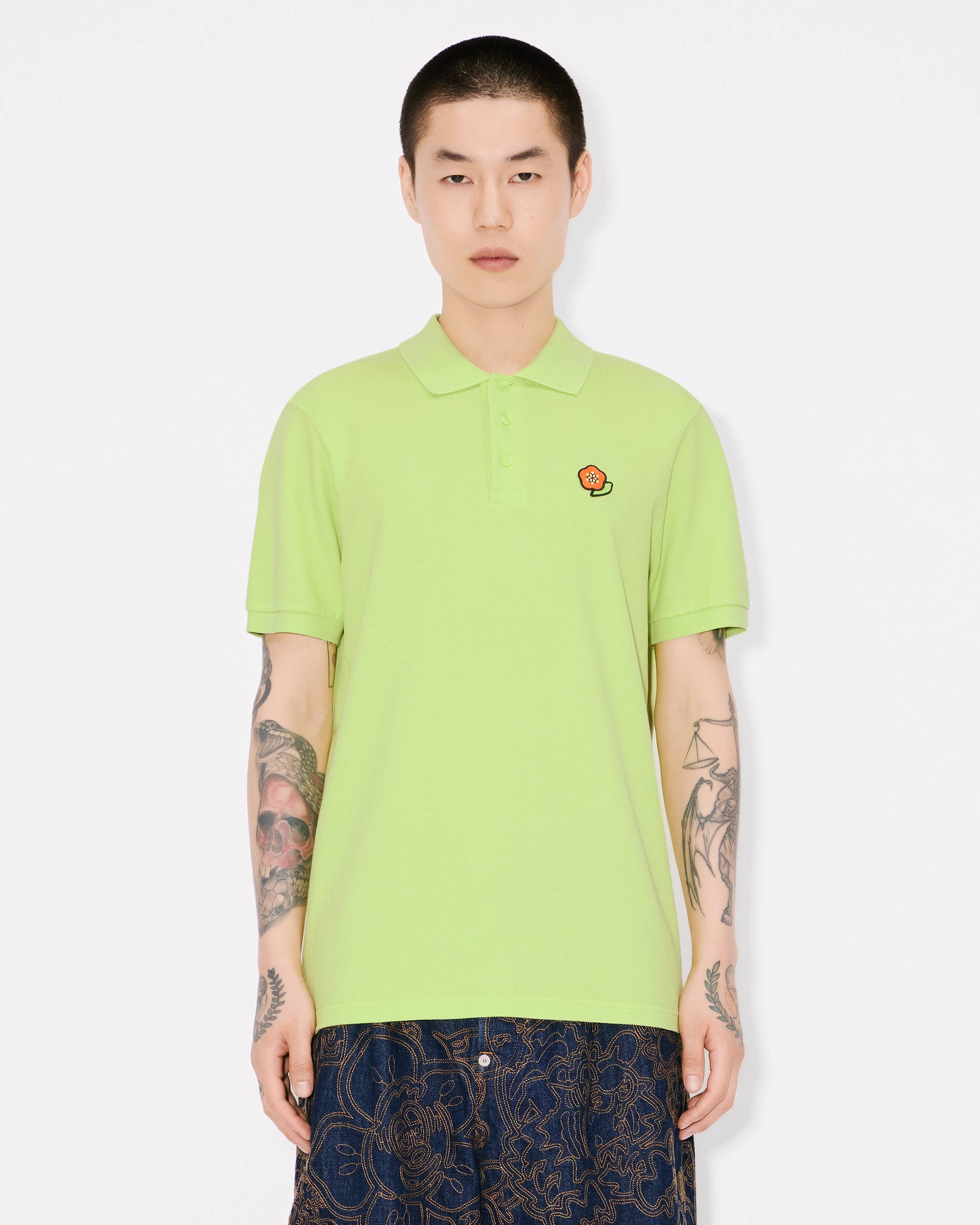 [KENZO]★POP EMBROIDERED SLIM POLO★関税込 KENZO Pop' embroidered slim polo in cotton | Men's | KENZO