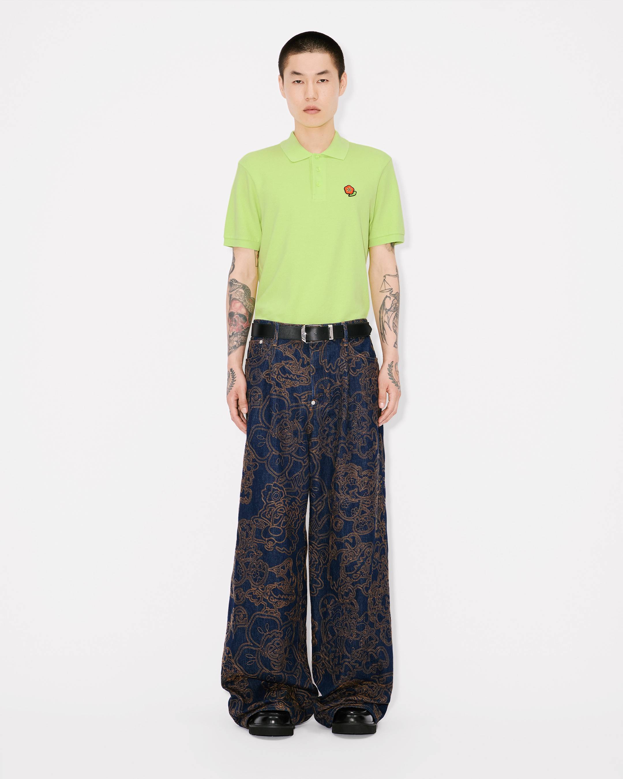 [KENZO]★POP EMBROIDERED SLIM POLO★関税込 KENZO Pop' embroidered slim polo in cotton | Men's | KENZO