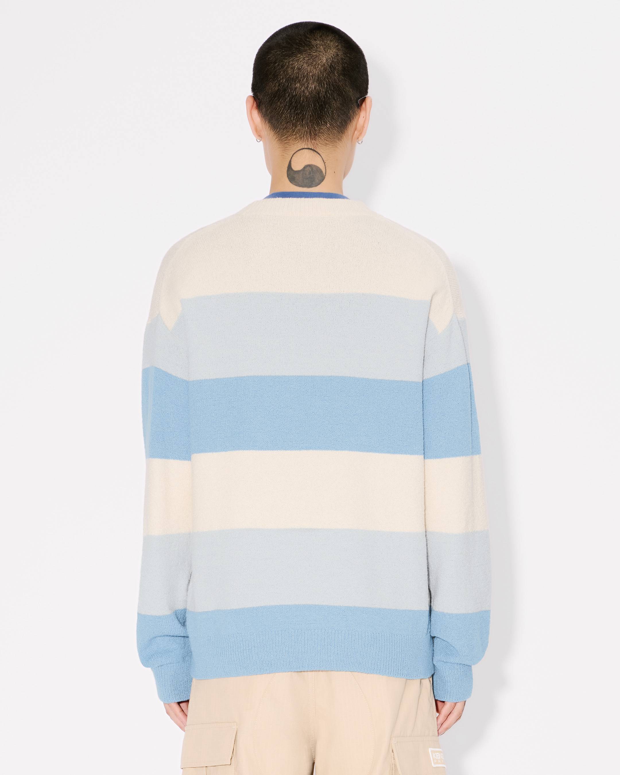 Embroidered stripes jumper in cotton blend | Men's | KENZO