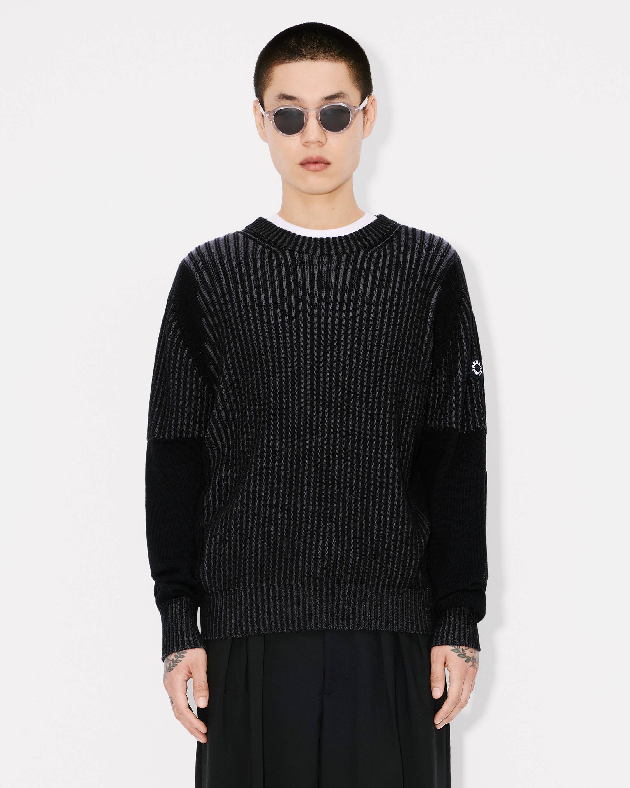 Boke Flower 2.0' embroidered jumper in wool and cotton