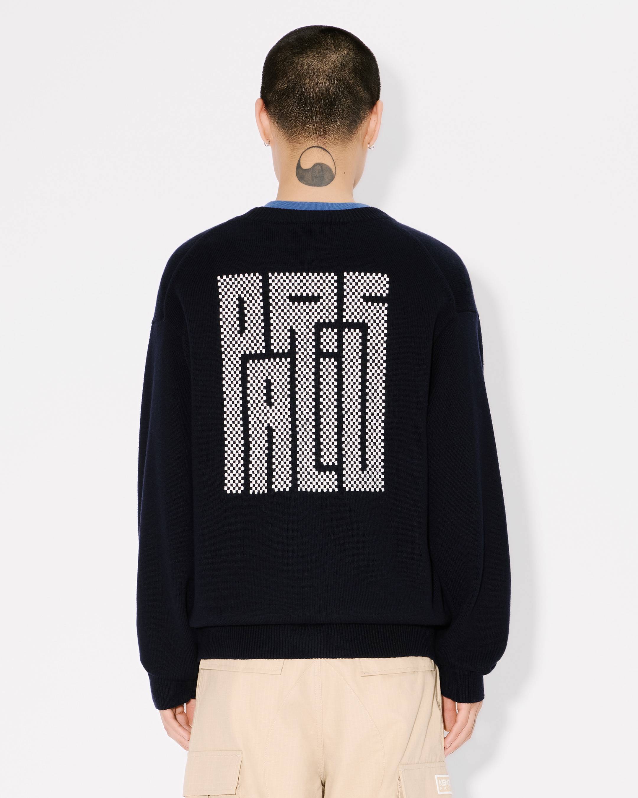 【送料関税込】Kenzo Kamon Jumper KENZO Kamon' embroidered jumper in wool and cotton | Men's