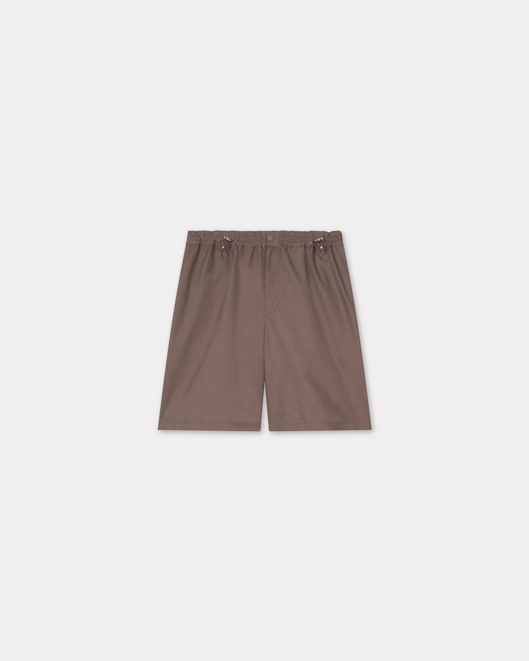 KENZO 'Boke Flower 2.0' Shorts In Technical Cotton Taupe Mens - Size Xxl