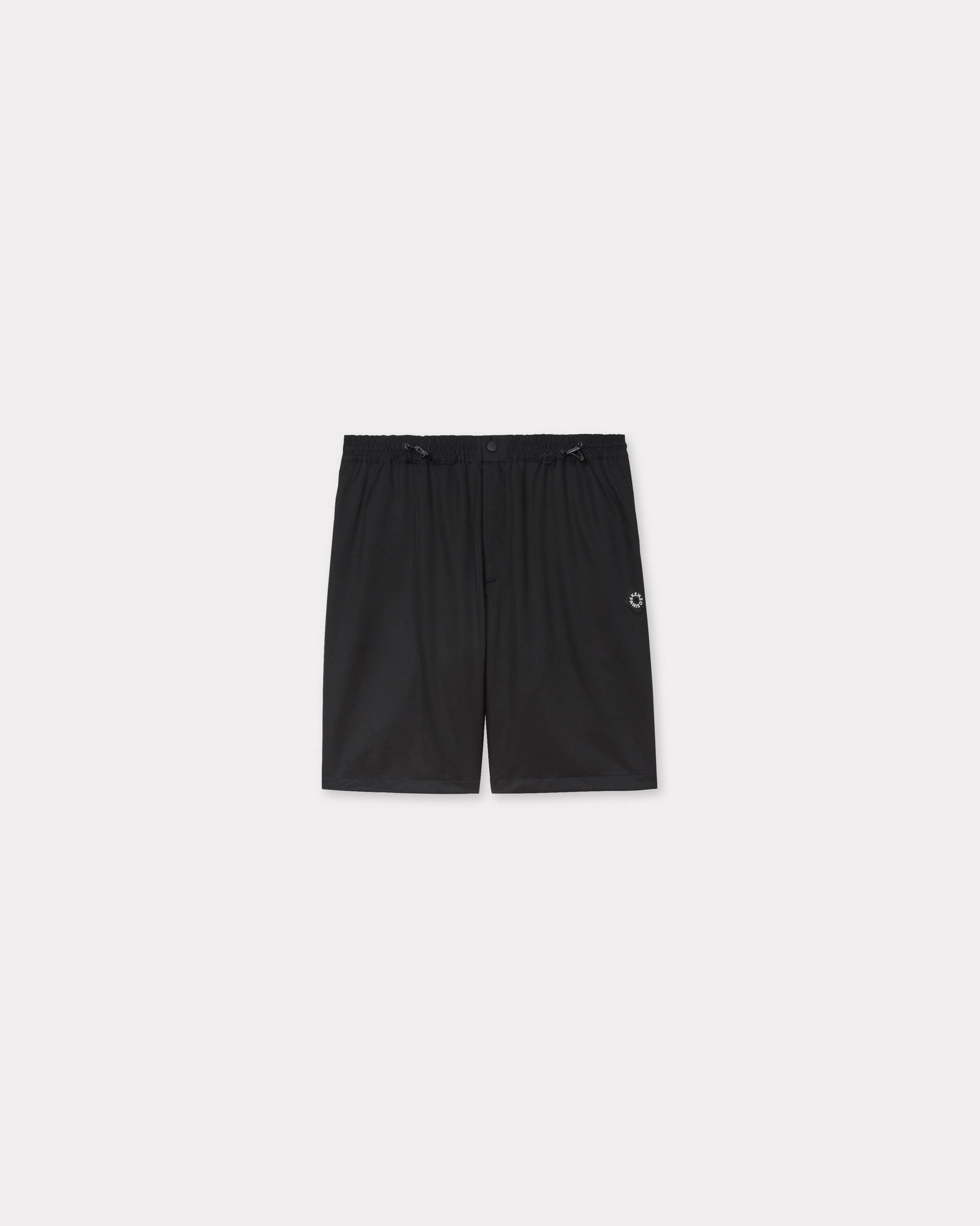 KENZO 'Boke Flower 2.0' Shorts In Technical Cotton, Man, Black, Size Xxl, Cotton