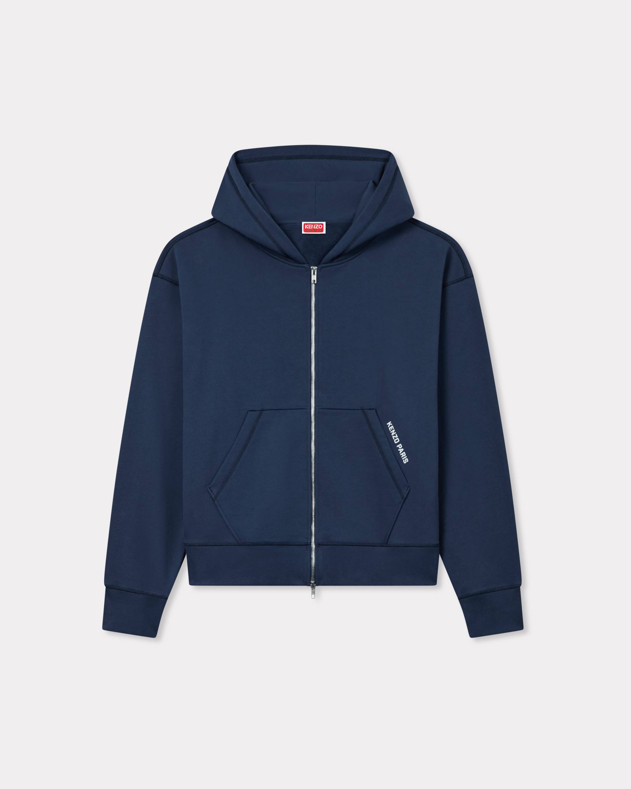 KENZO ' Jungle Elephant' Hoodie , Man, Dark Blue, Size M, Cotton