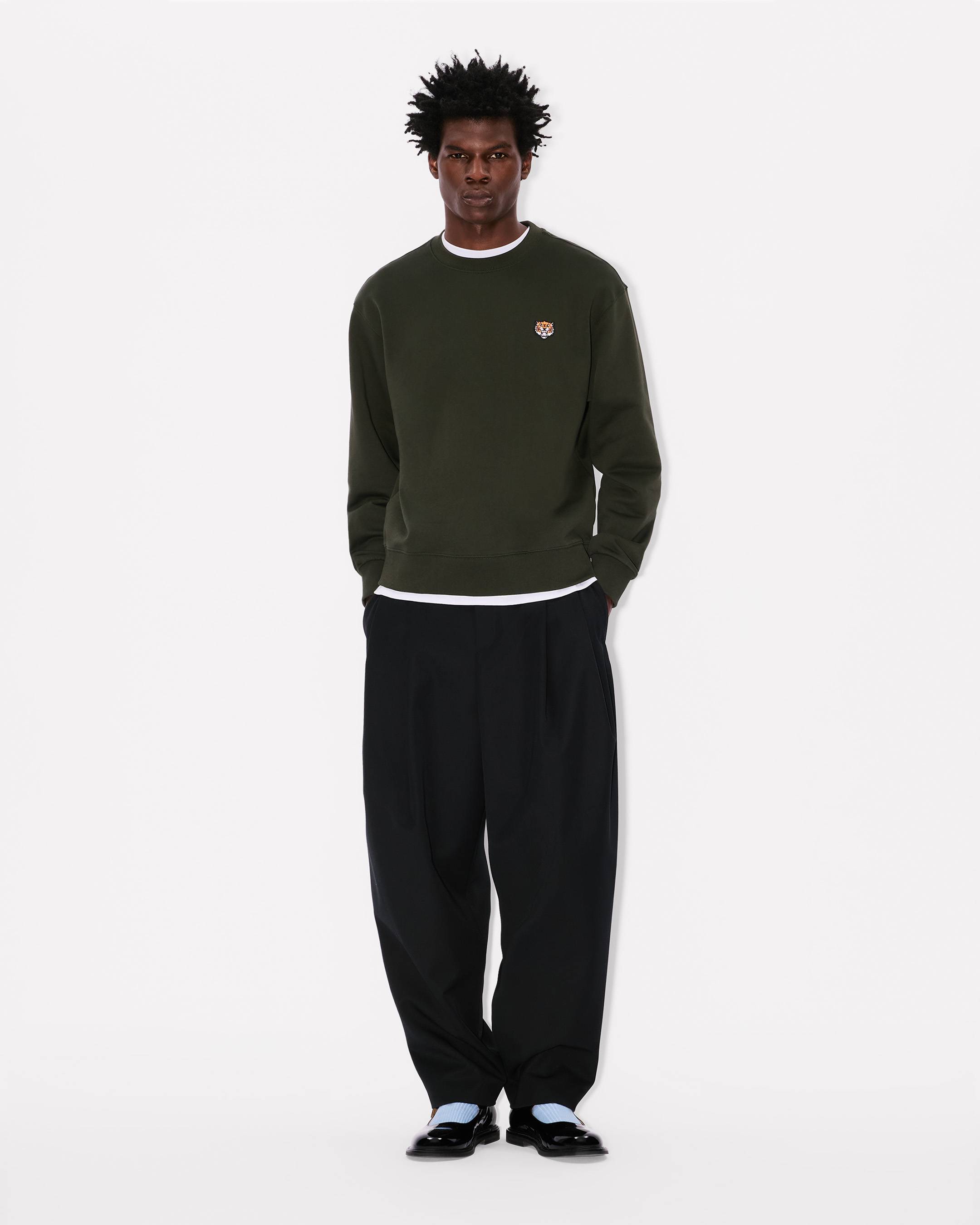 Sweatshirt brodé 'KENZO Happy Tiger' en coton