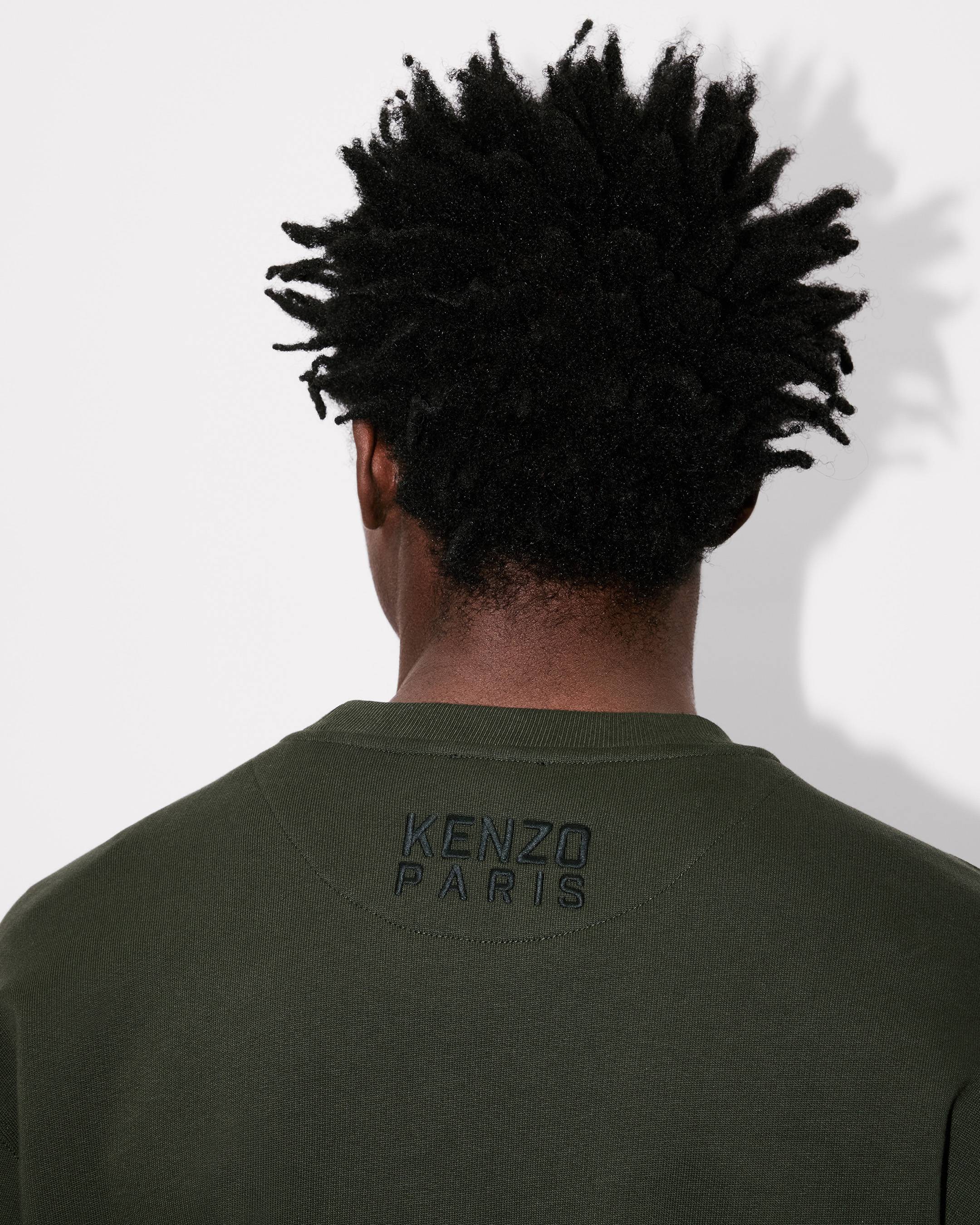 Sweatshirt brodé 'KENZO Happy Tiger' en coton