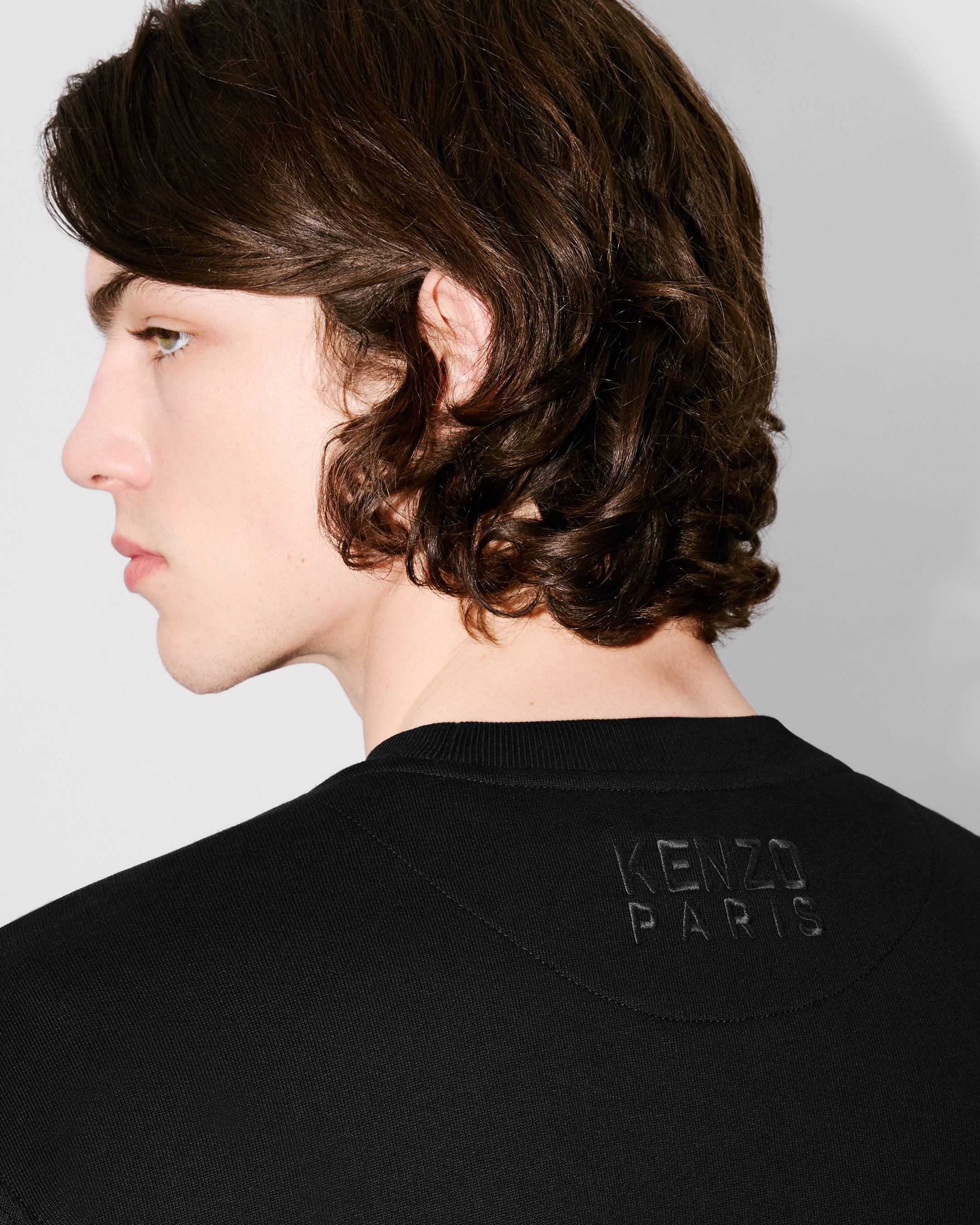 スウェット・トレーナー KENZO 'Happy Tiger' sweatshirt Black  FF55SW2624MF KENZO Happy Tiger' embroidered sweatshirt in cotton | Men's
