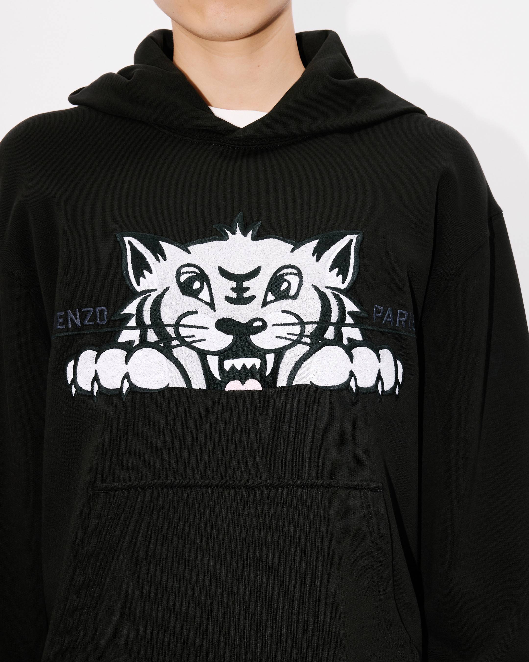 KENZO Happy Tiger' embroidered hoodie in cotton | Men's | KENZO