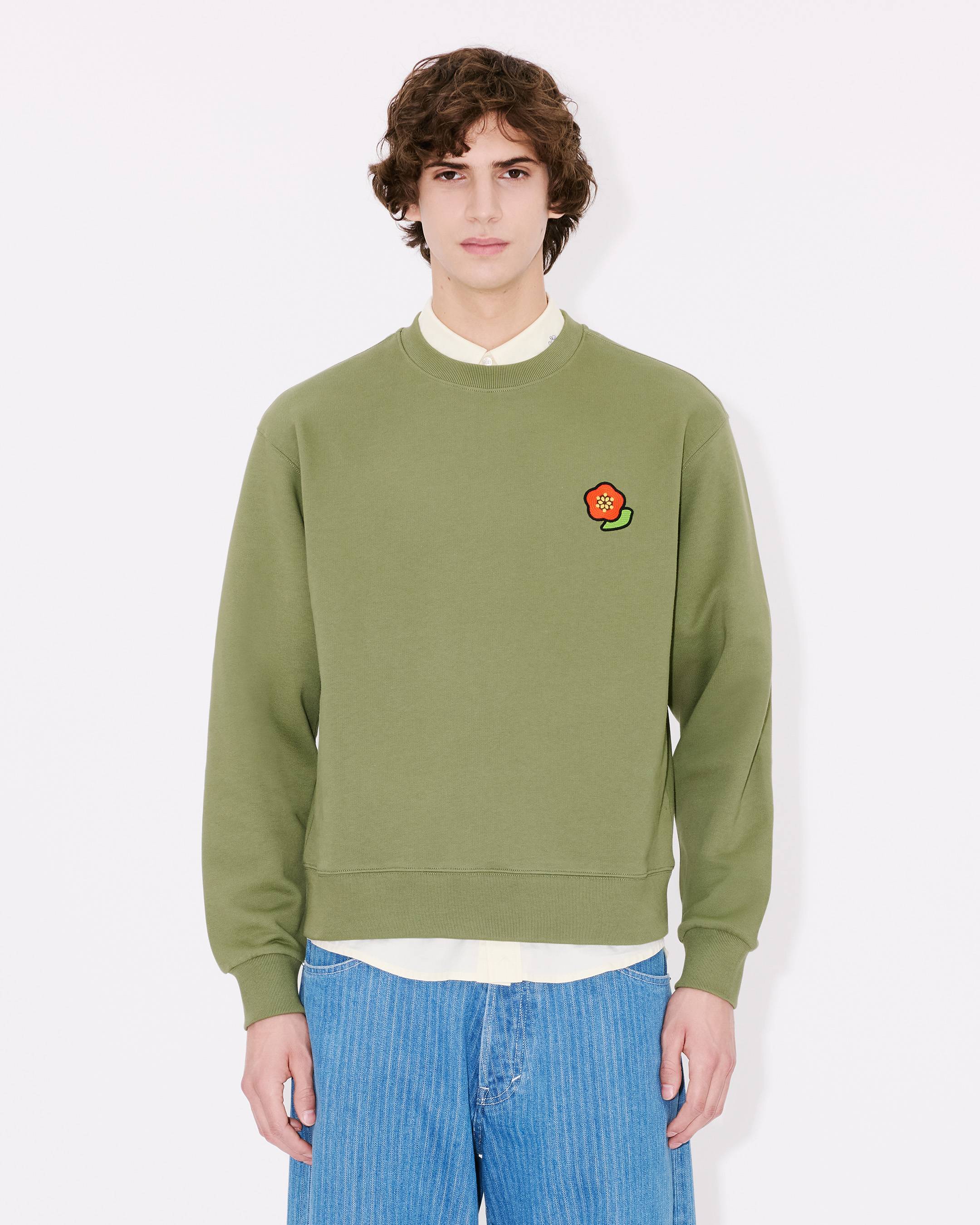 KENZO Pop' embroidered sweatshirt in cotton | Men's | KENZO