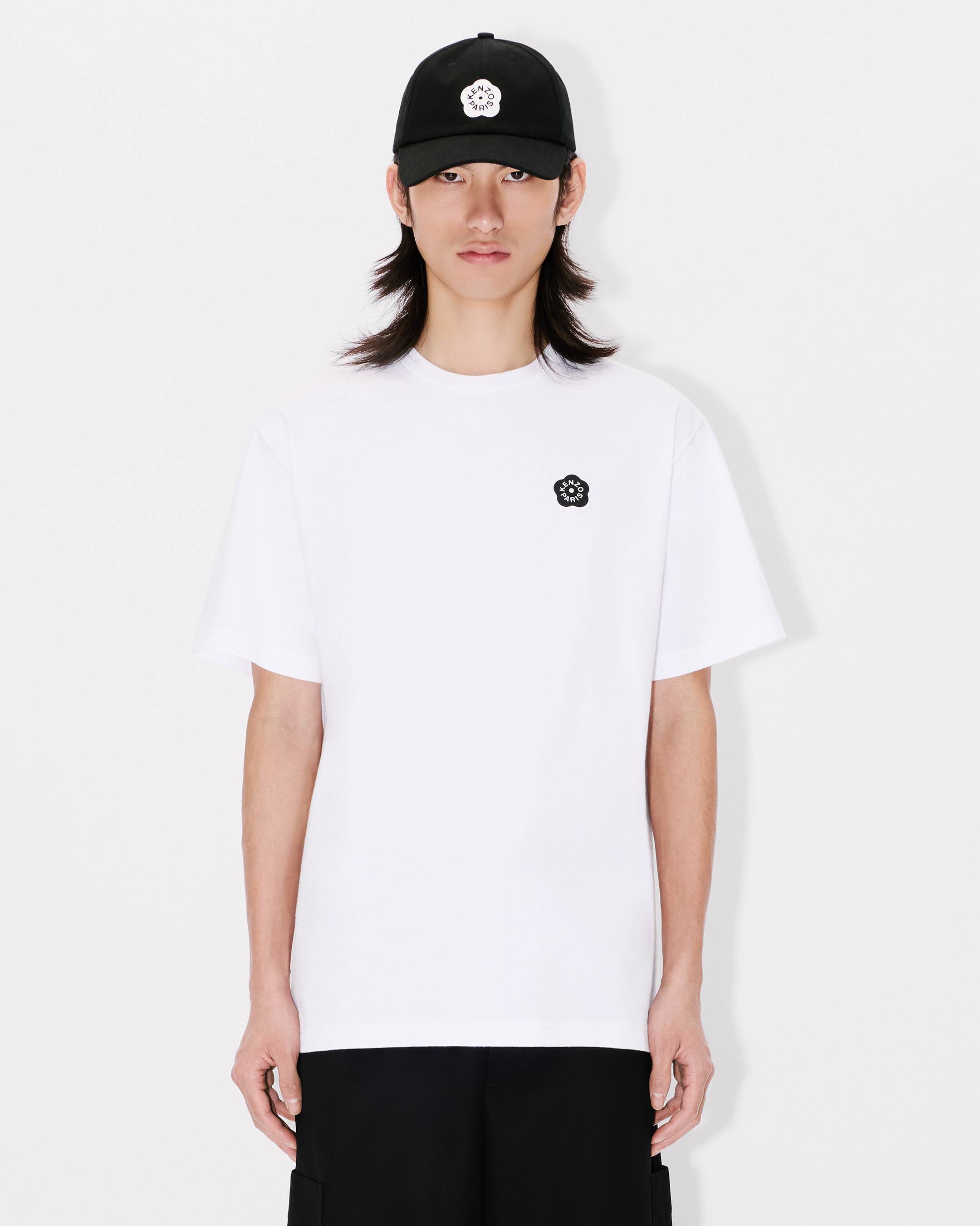 KENZO Happy Tiger' embroidered oversized T-shirt in cotton