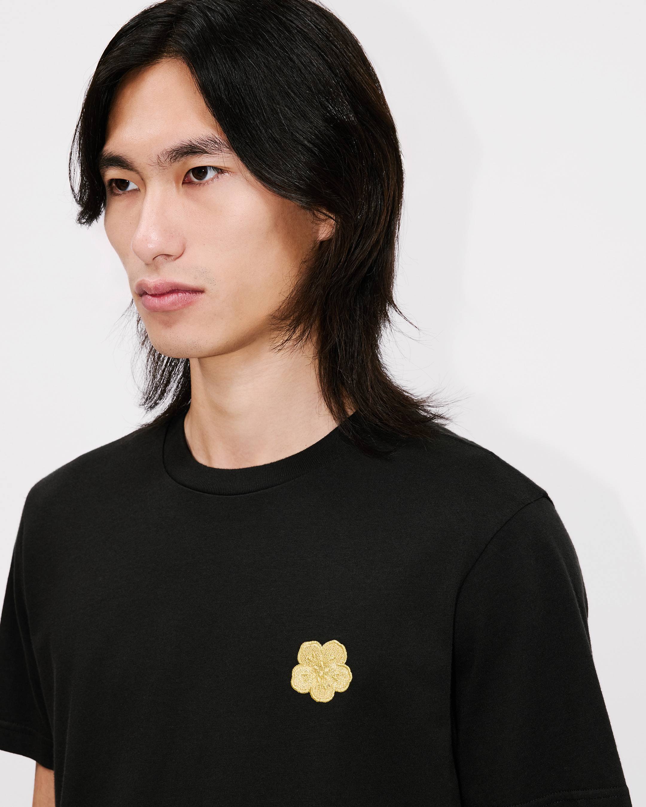 Boke Flower' embroidered slim T-shirt in cotton | Men's | KENZO