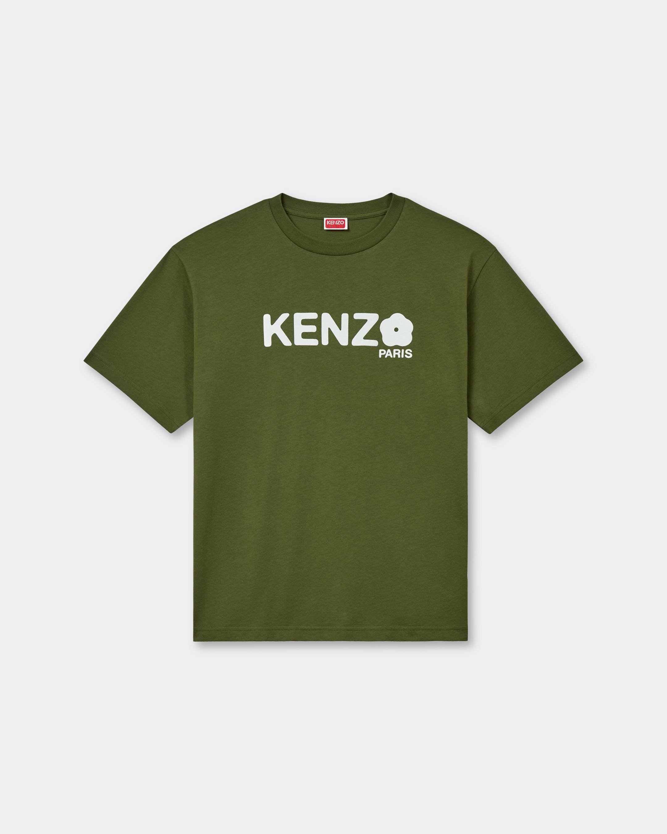 KENZO 'Boke Flower 2.0' Oversized T-shirt In Cotton Khaki Green Mens - Size Xxl