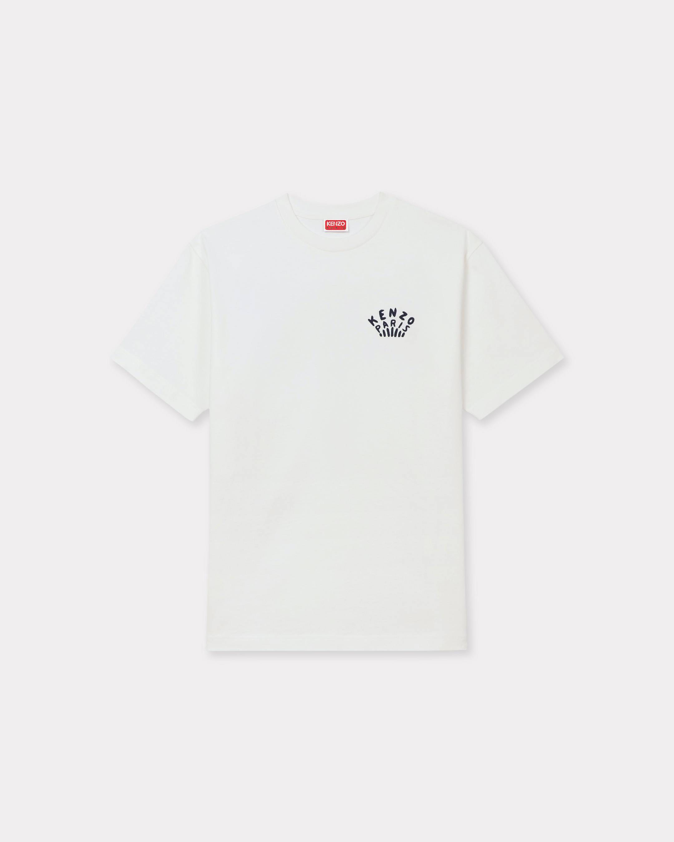 KENZO 'Kenzo Dragonfly' Embroidered T-shirt In Cotton Off White Mens - Size M