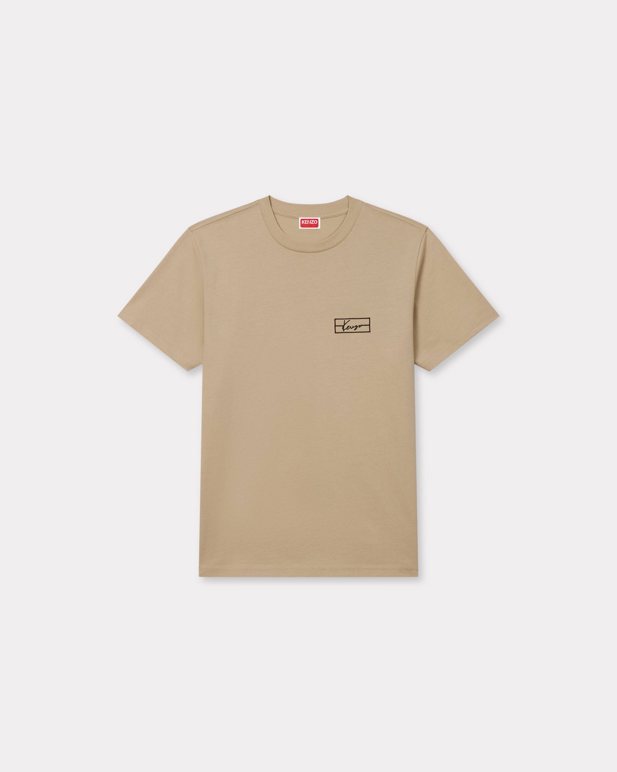 KENZO｜ (FF5 5TS524 4SG 03) KENZO Pop' embroidered T-shirt in cotton | Men's | KENZO