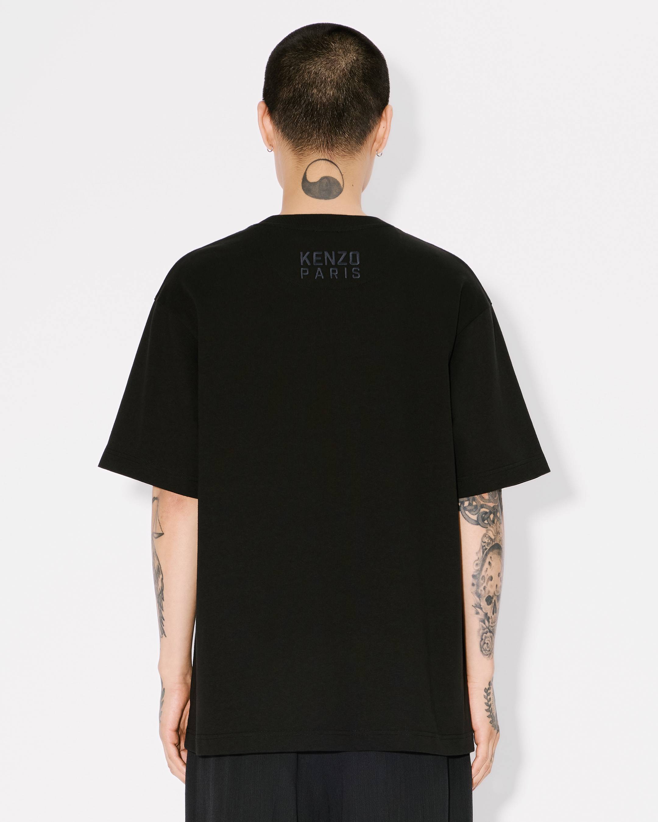 KENZO Happy Tiger' embroidered oversized T-shirt in cotton