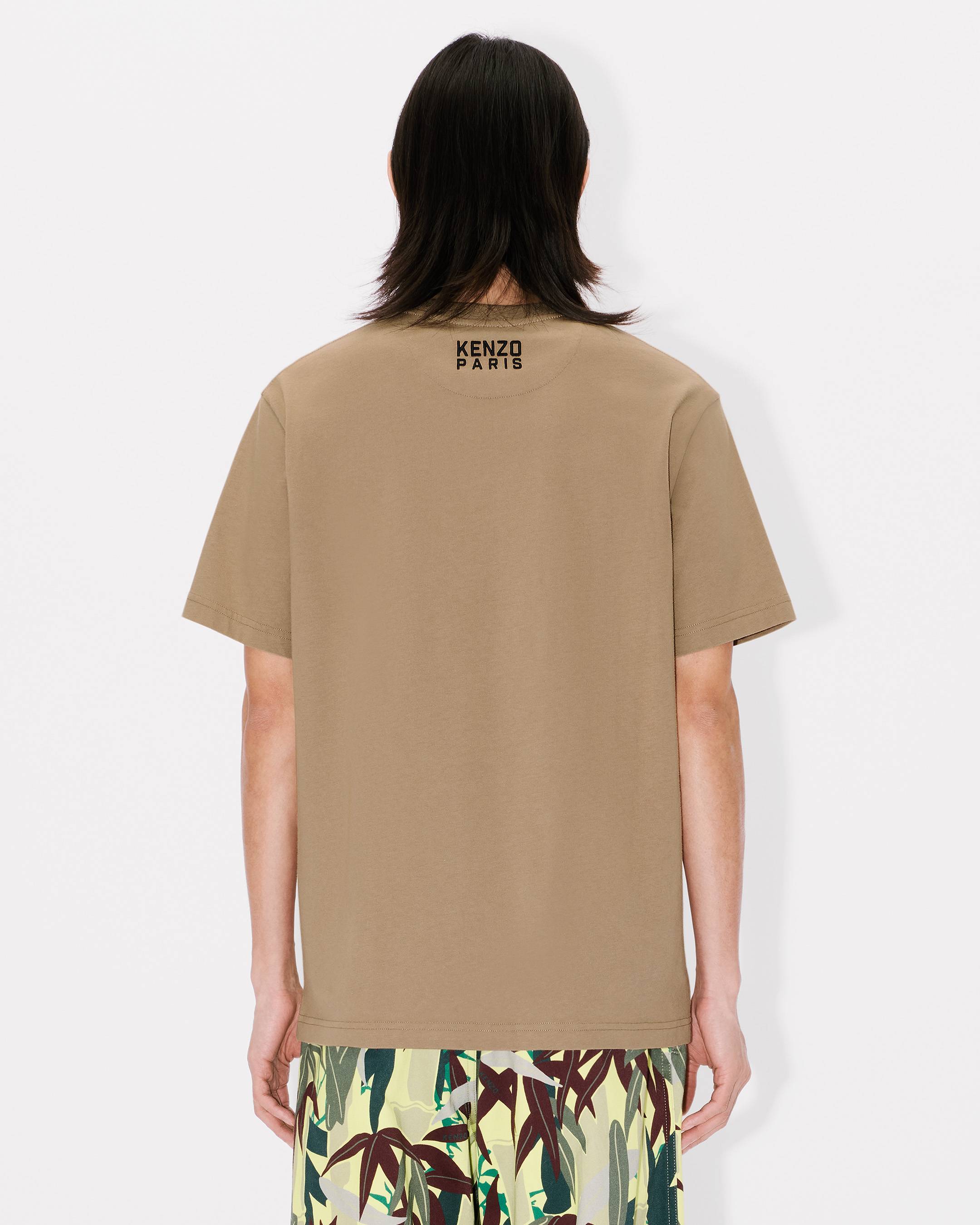 KENZO FF55TS5274SG02 関税送料込 KENZO Happy Tiger' embroidered T-shirt in cotton | Men's | KENZO