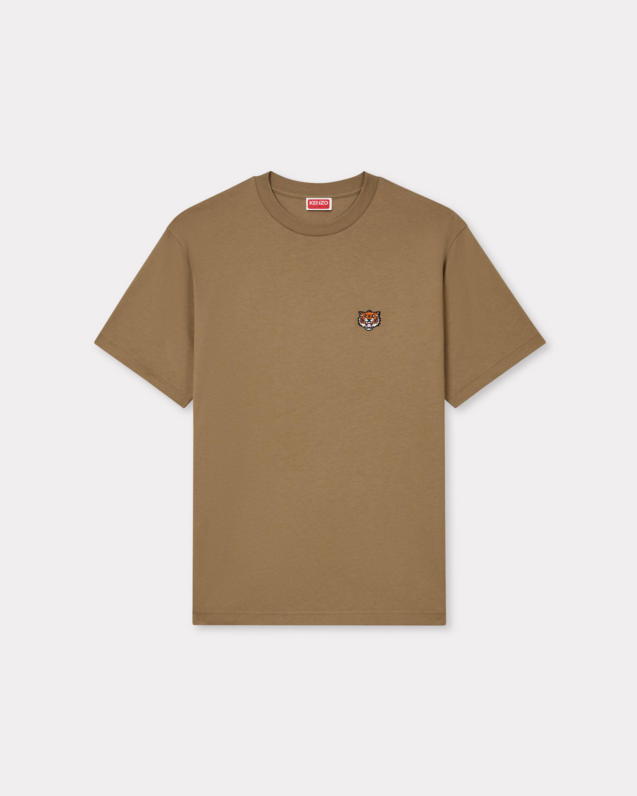 KENZO Happy Tiger' embroidered T-shirt in cotton | Men's | KENZO