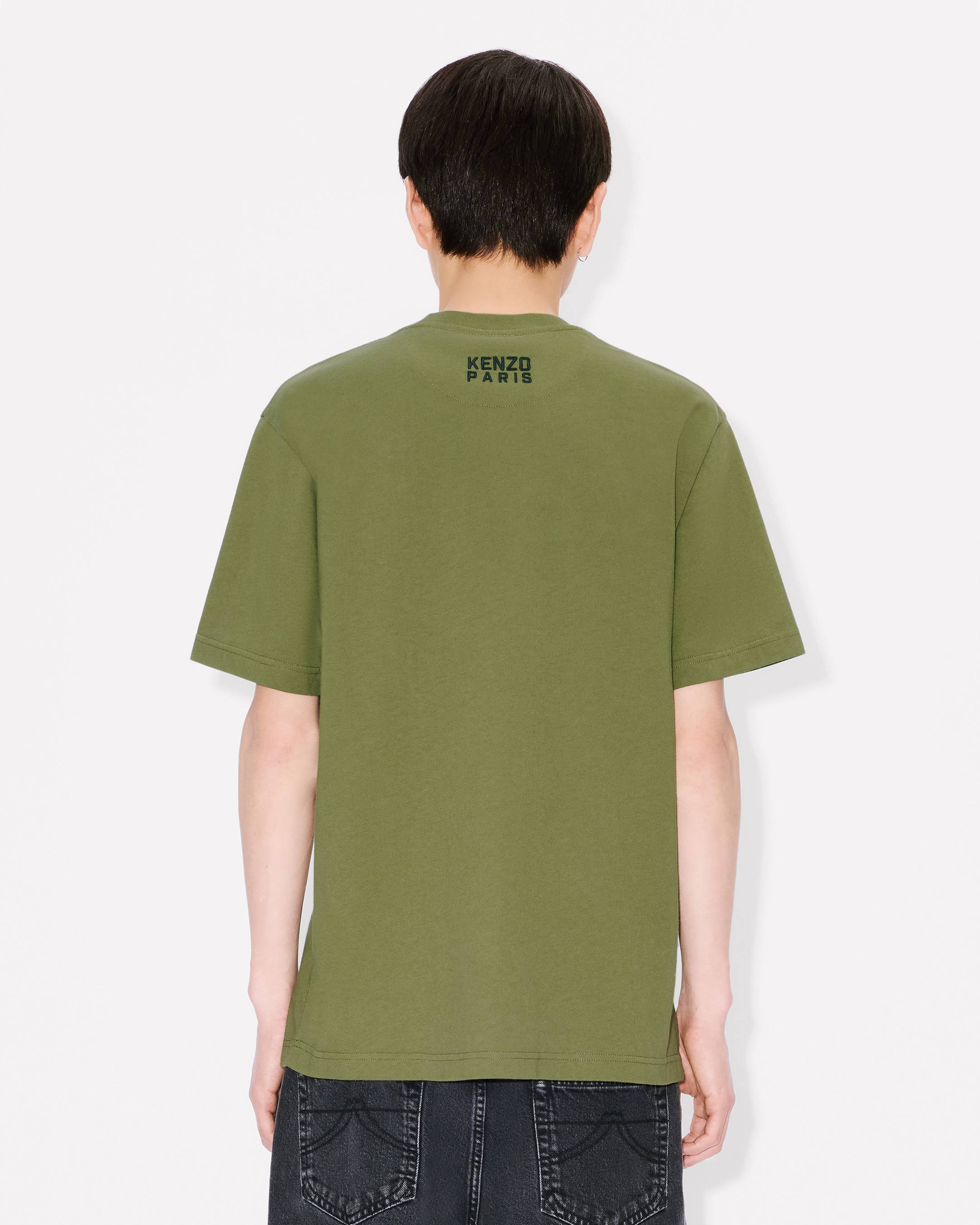 T-shirt ricamata 'KENZO Happy Tiger' di cotone