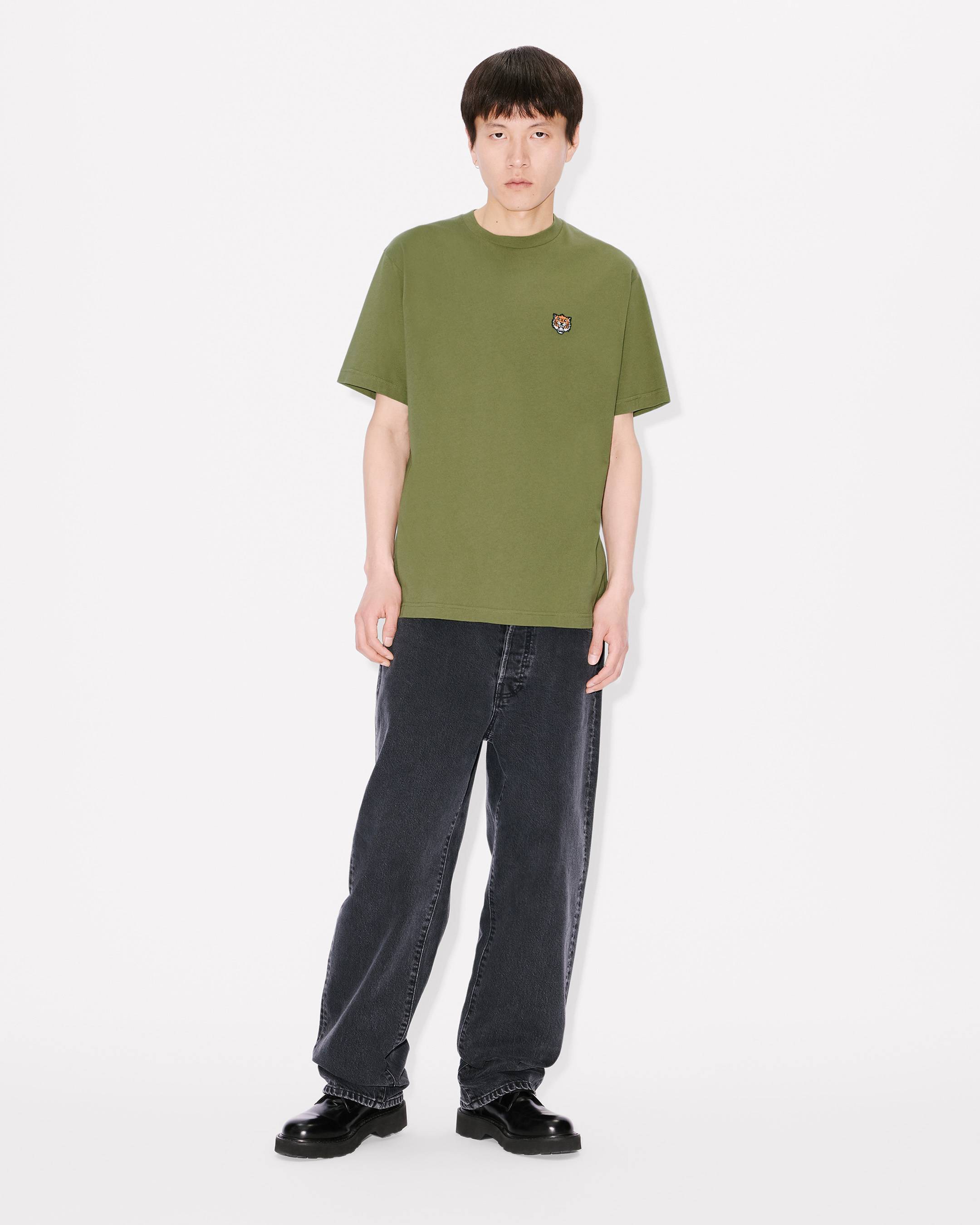 T-shirt ricamata 'KENZO Happy Tiger' di cotone