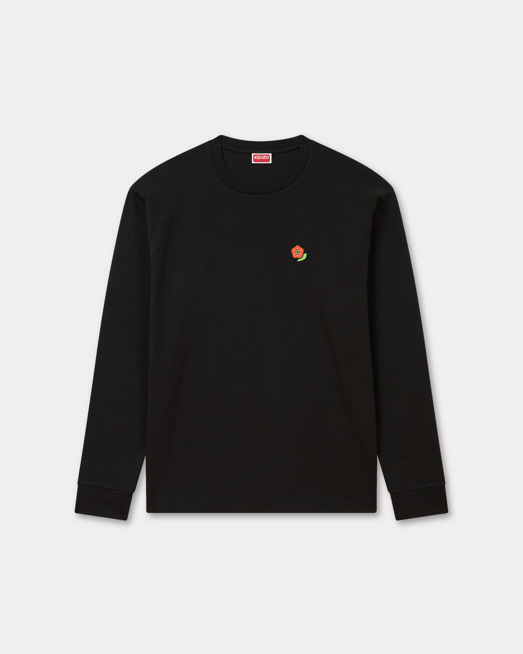 KENZO ' Pop' Embroidered T-shirt , Man, Black, Size L, Cotton