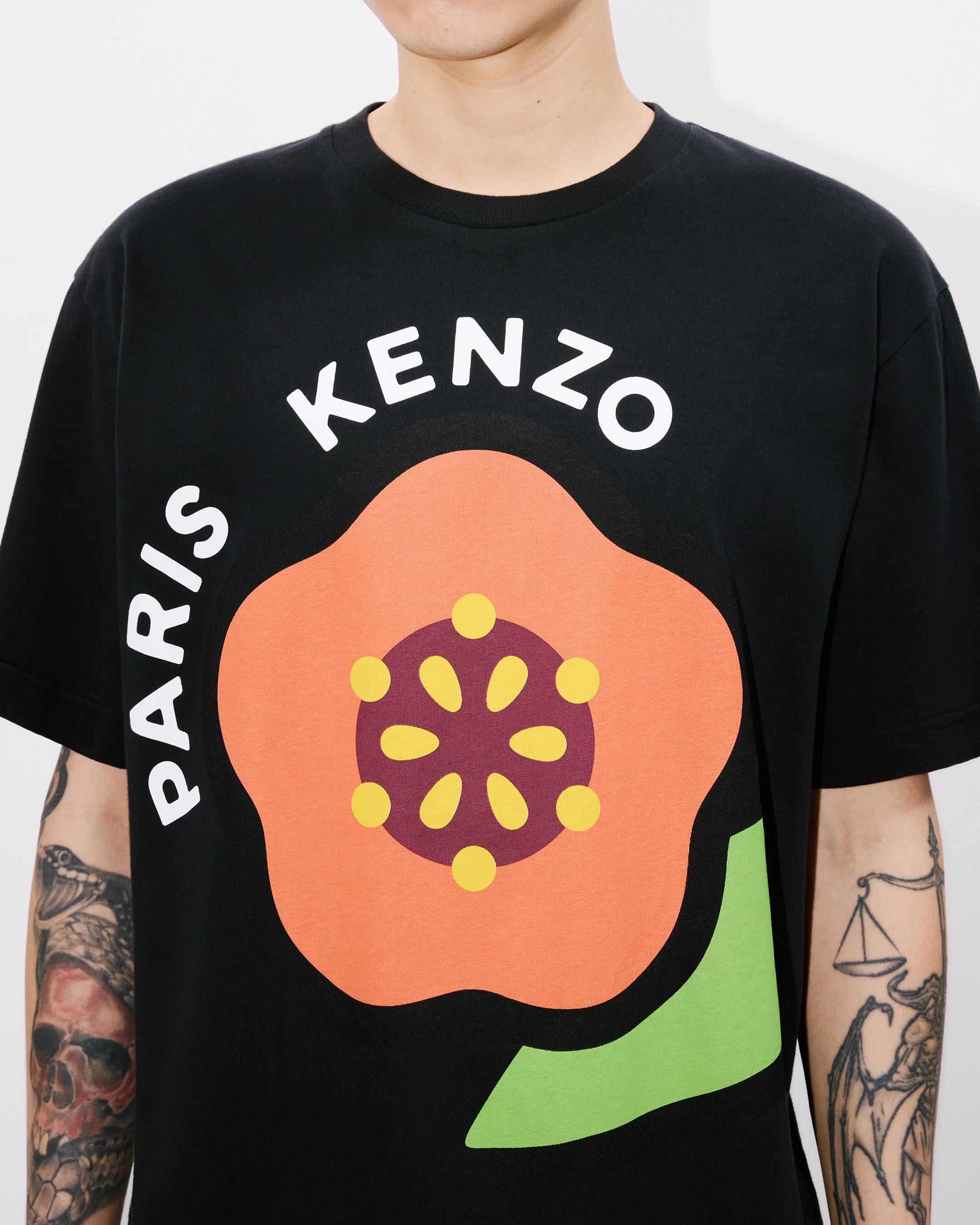 Tシャツ・カットソー KENZO Men T-shirt Black FF55TS5304SG 99J KENZO Pop' T-shirt in cotton | Men's | KENZO