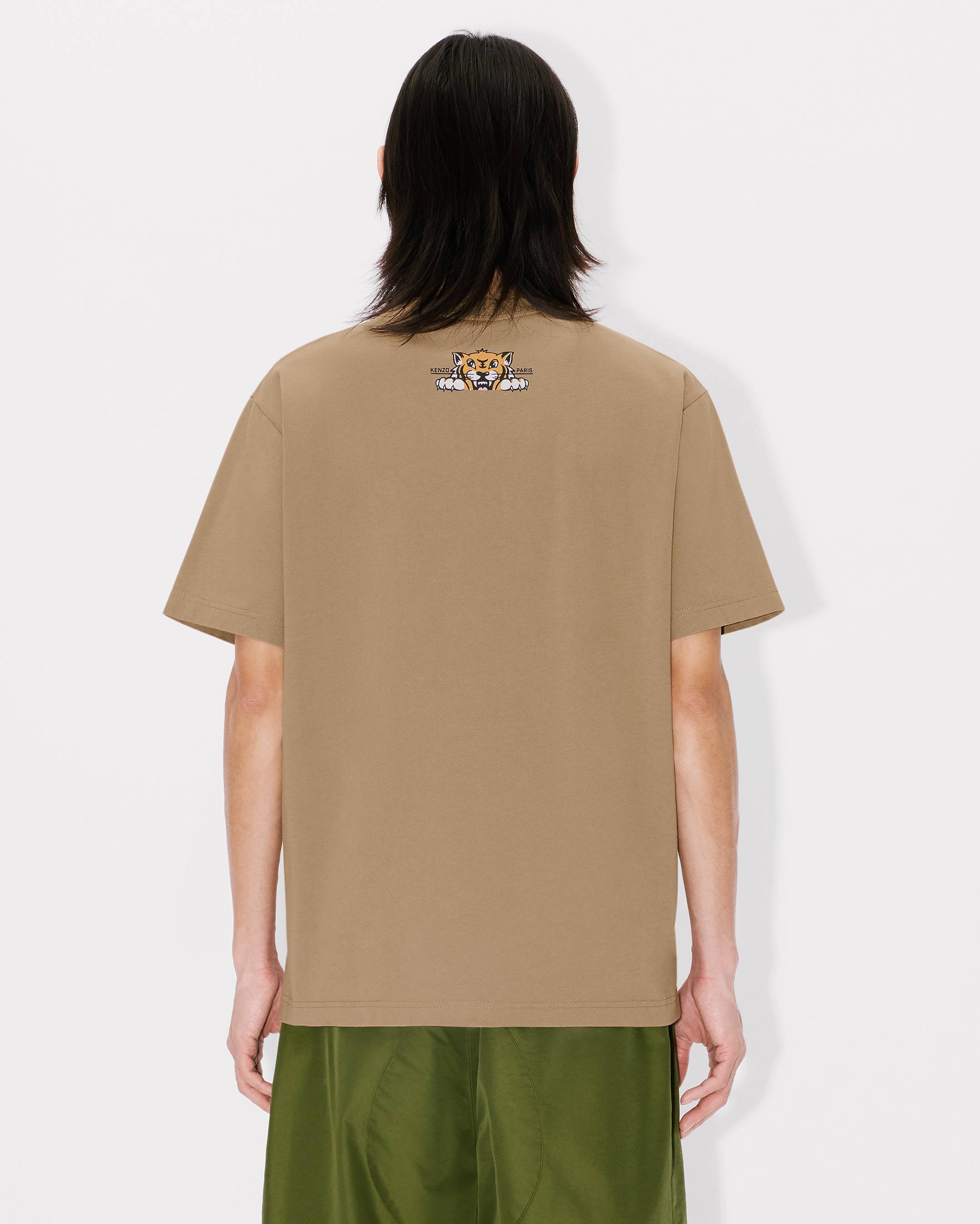 ★関税込み★【KENZO】Happy Tiger Tシャツ KENZO Happy Tiger' embroidered oversized T-shirt in cotton