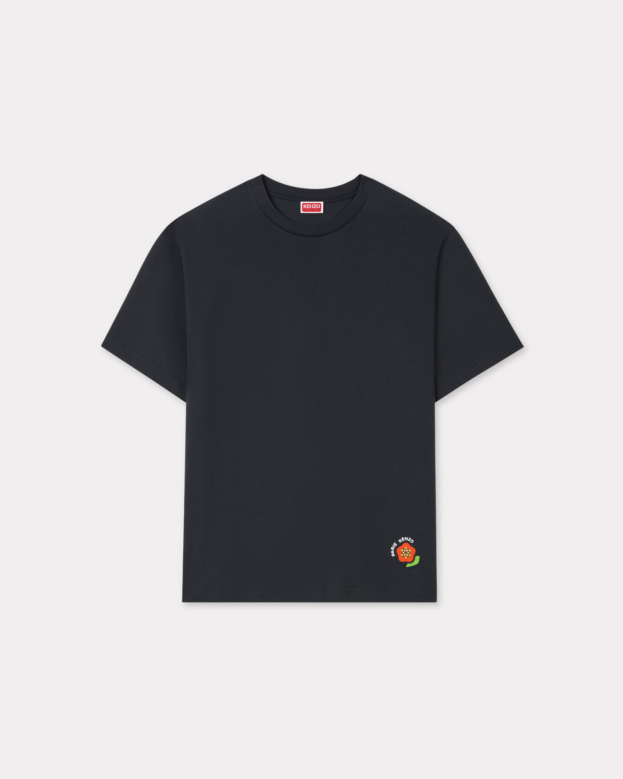 KENZO 'Kenzo Pop' Embroidered Oversized T-shirt In Cotton Black- Mens - Size Xs