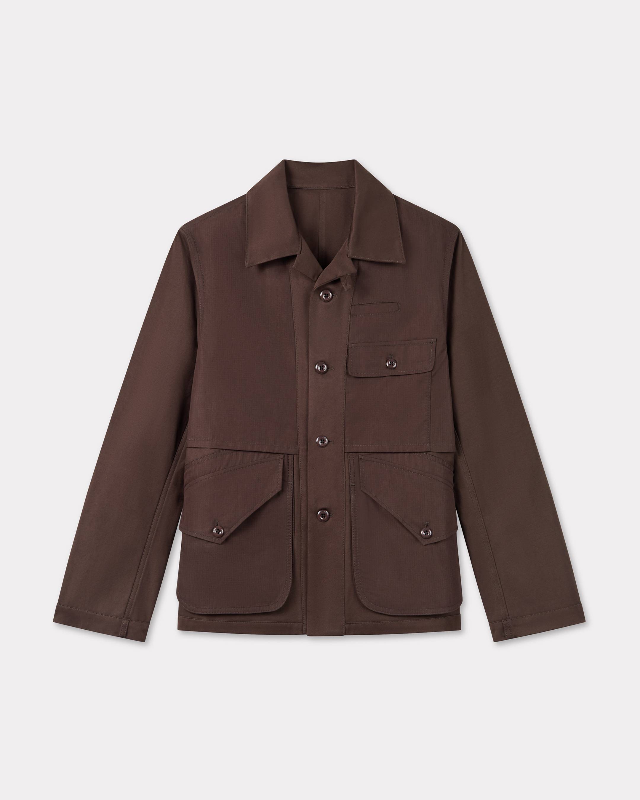 KENZO Reversible Workwear Jacket , Man, Dark Brown, Size M, Cotton