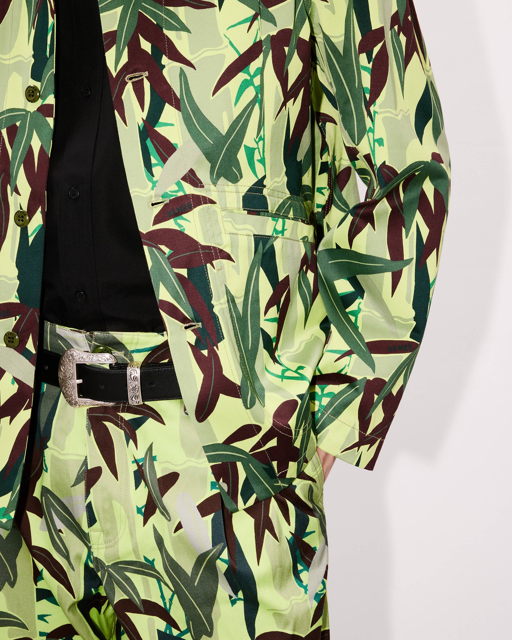 KENZO Chiku-Rin Camo' workwear jacket in cotton | Men's | KENZO